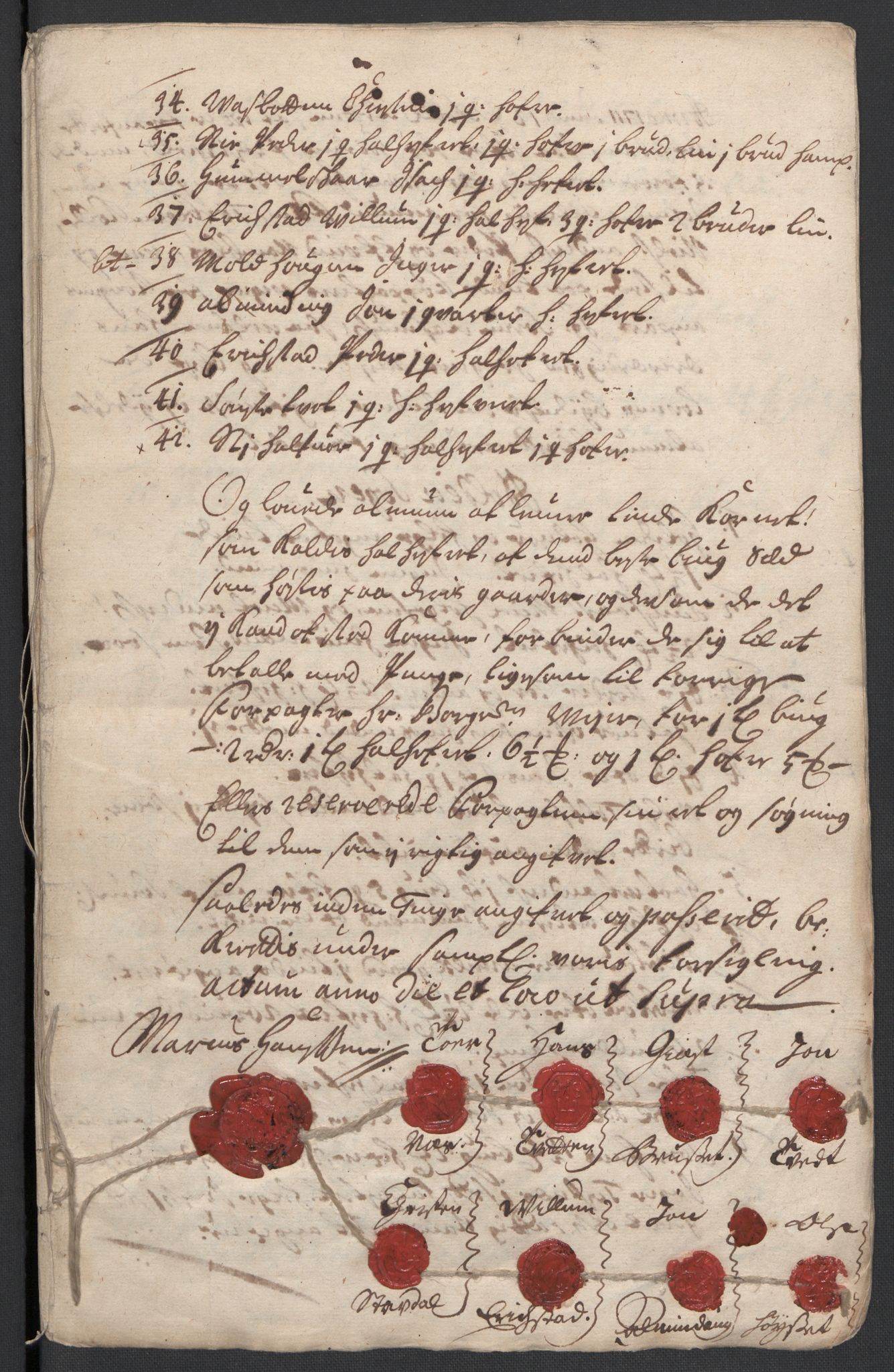 Rentekammeret inntil 1814, Reviderte regnskaper, Fogderegnskap, AV/RA-EA-4092/R36/L2120: Fogderegnskap Øvre og Nedre Telemark og Bamble, 1711, s. 34