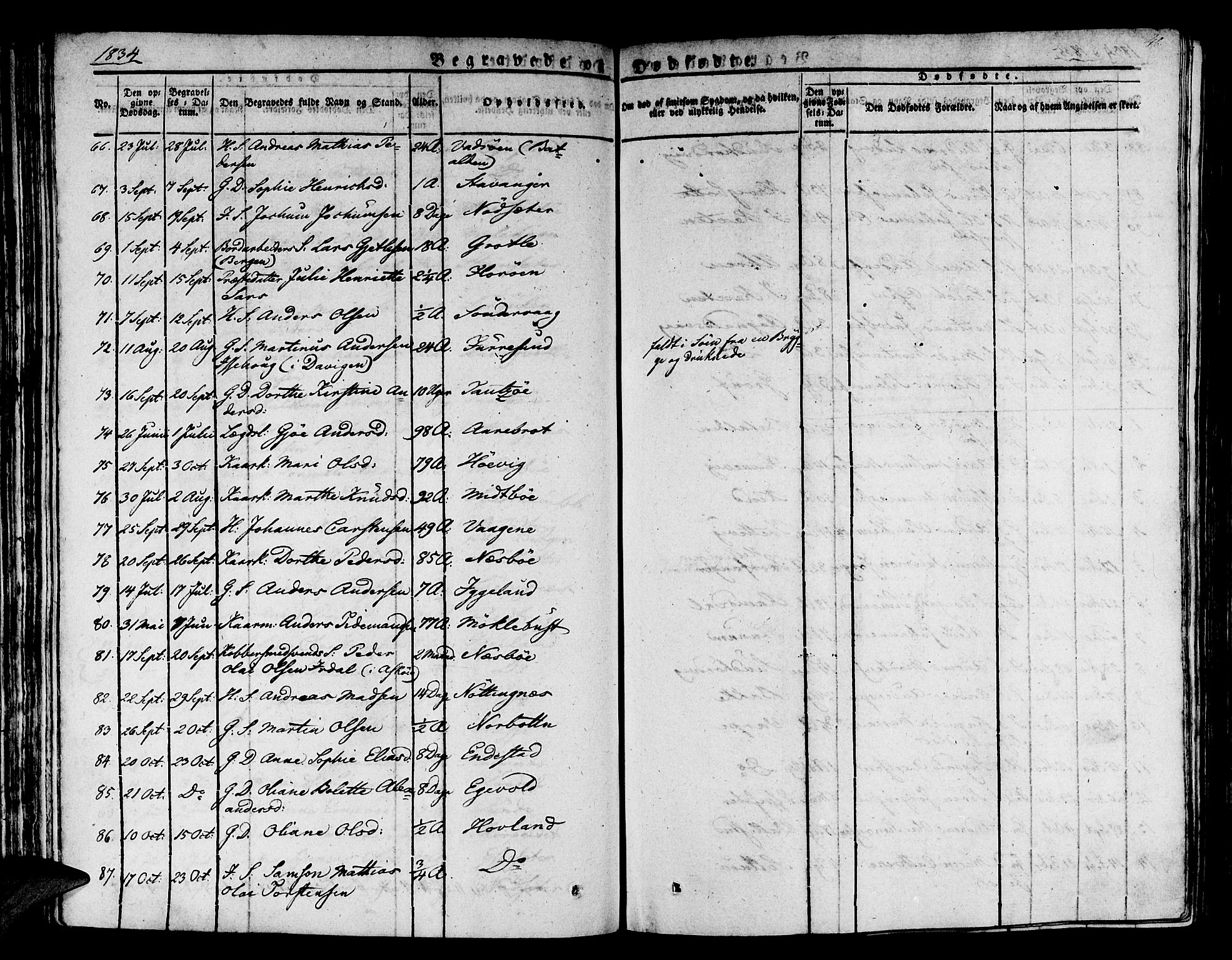 Kinn sokneprestembete, AV/SAB-A-80801/H/Haa/Haaa/L0004/0002: Ministerialbok nr. A 4II, 1822-1840, s. 40