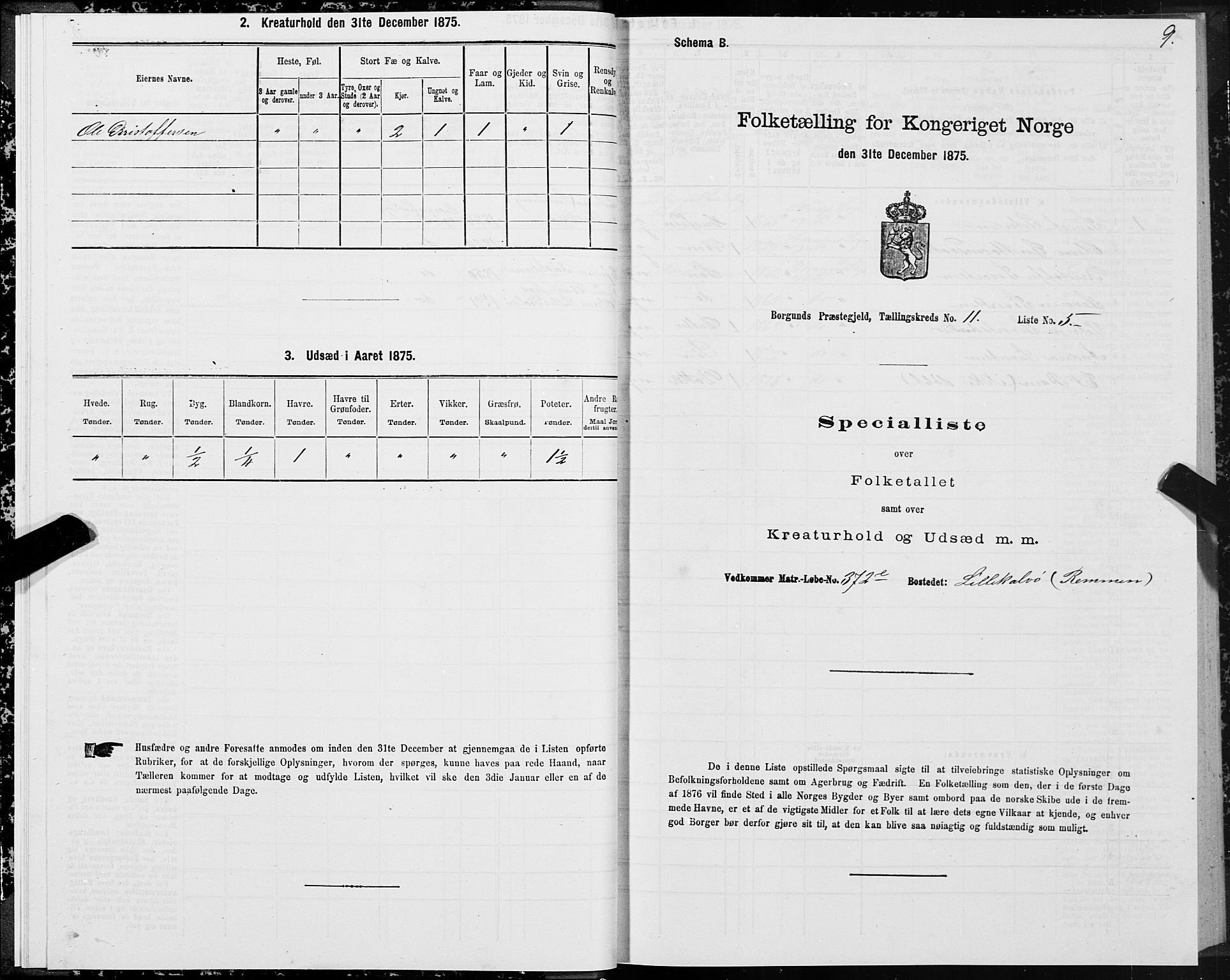 SAT, Folketelling 1875 for 1531P Borgund prestegjeld, 1875, s. 6009