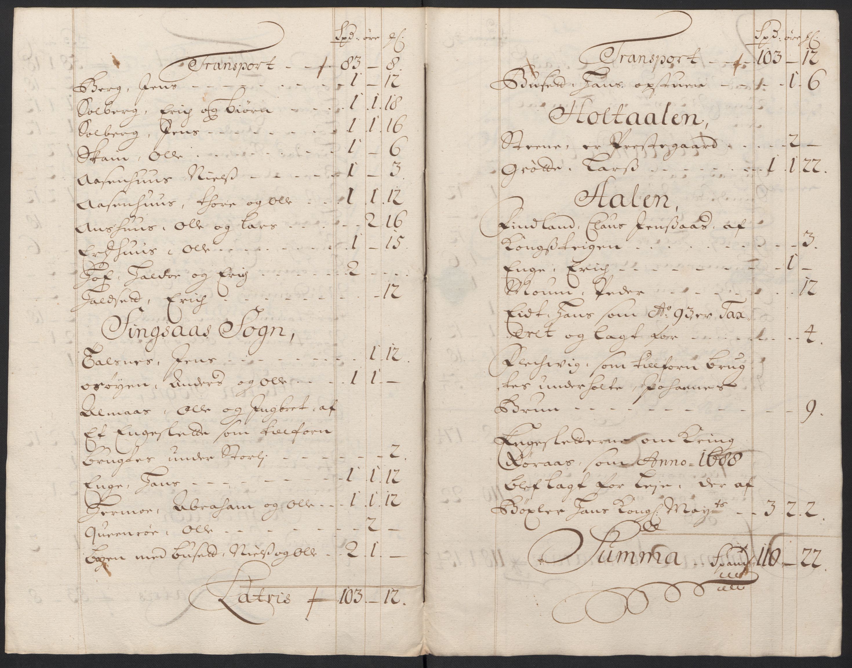 Rentekammeret inntil 1814, Reviderte regnskaper, Fogderegnskap, RA/EA-4092/R60/L3949: Fogderegnskap Orkdal og Gauldal, 1699, s. 320