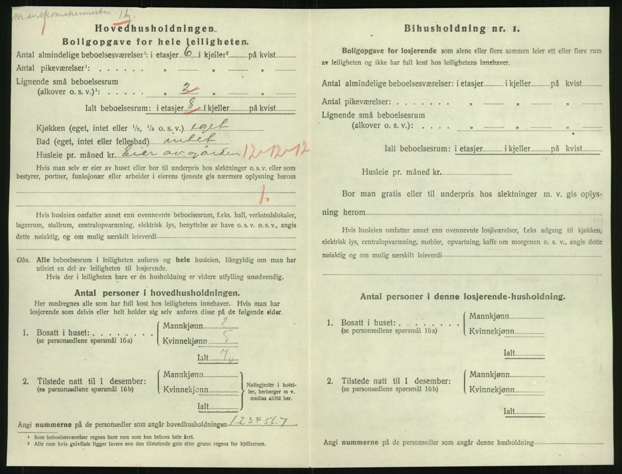 SAT, Folketelling 1920 for 1703 Namsos ladested, 1920, s. 1190