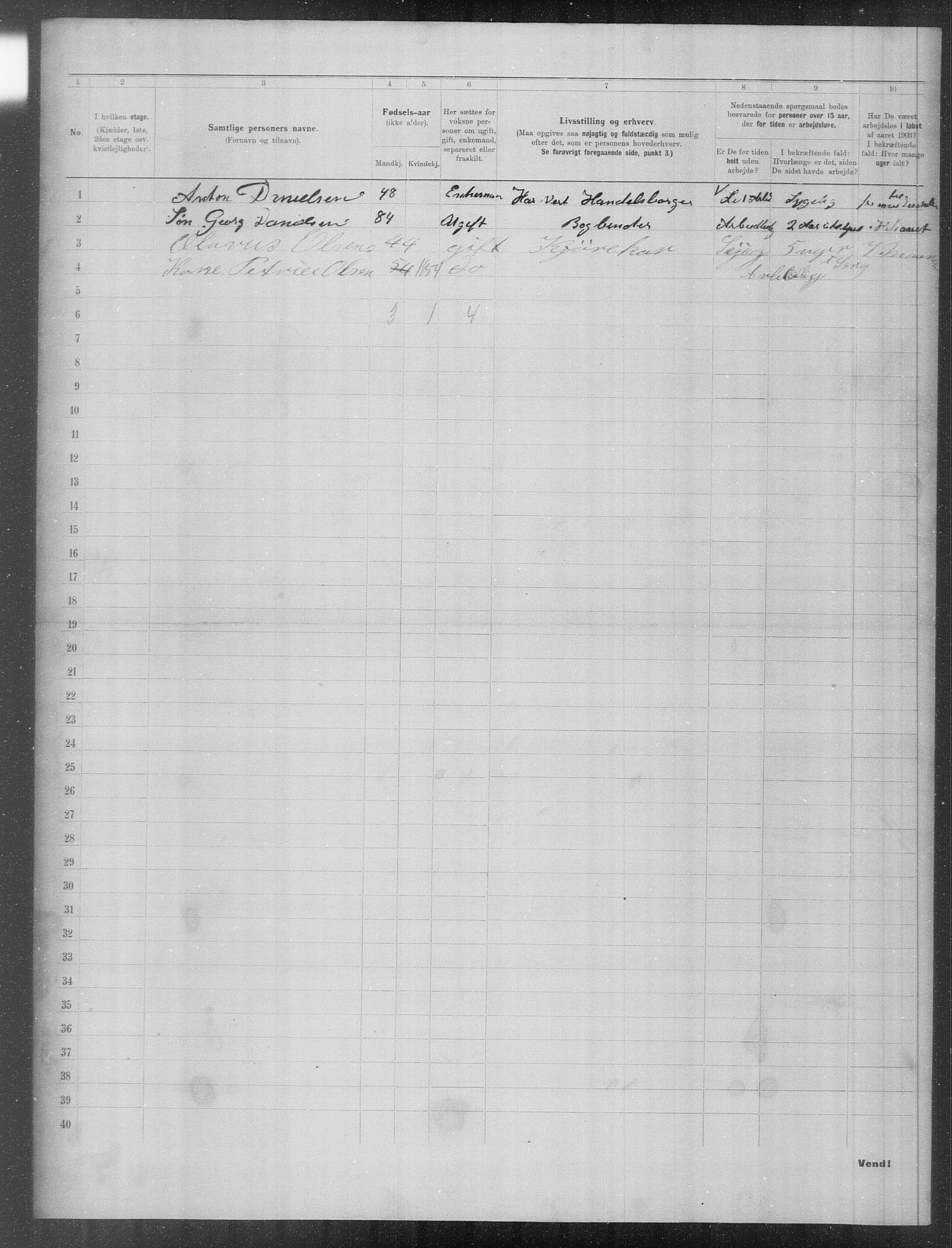 OBA, Kommunal folketelling 31.12.1903 for Kristiania kjøpstad, 1903, s. 20134