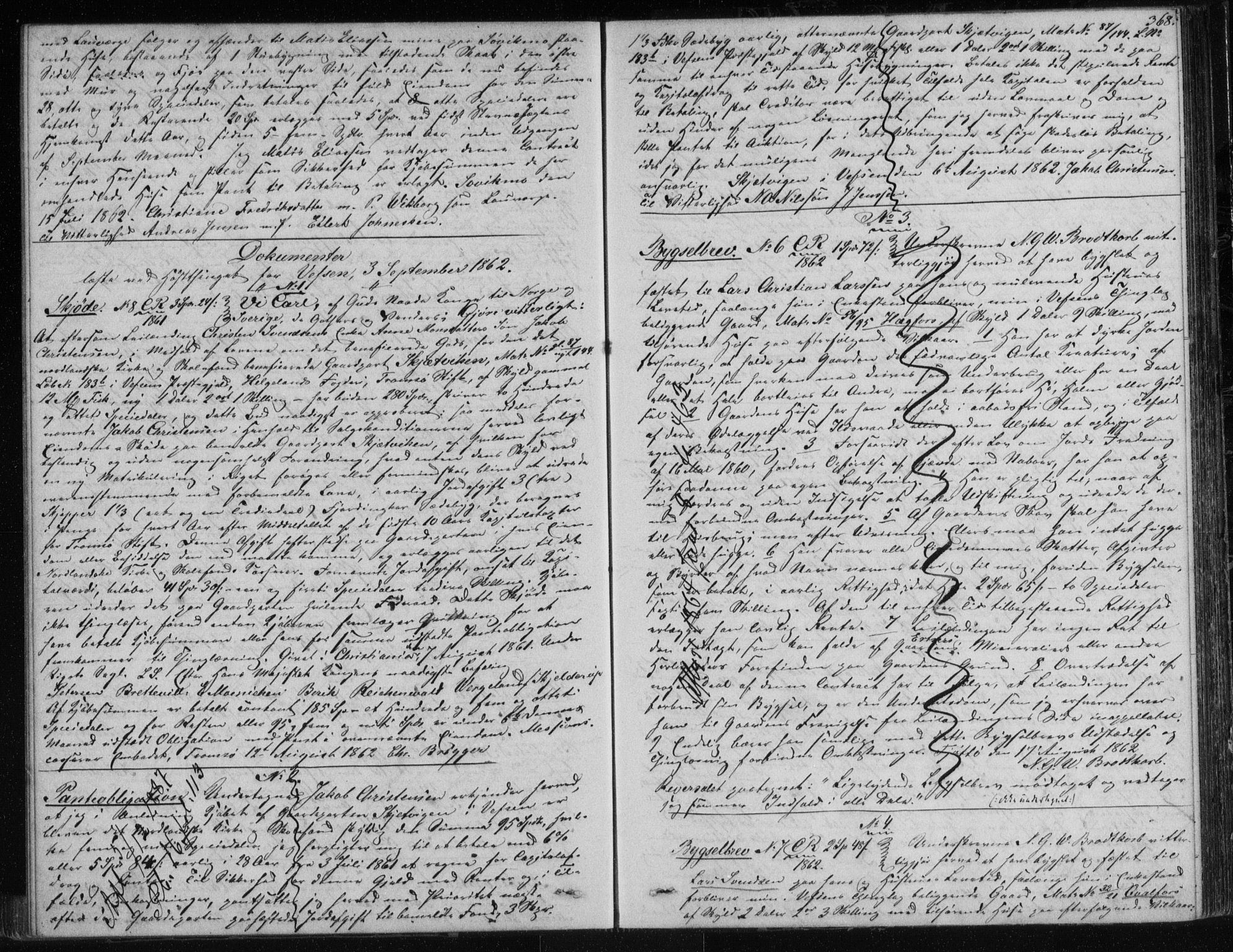Søndre Helgeland sorenskriveri, AV/SAT-A-4575/1/2/2C/L0001: Pantebok nr. 12, 1860-1864, s. 368