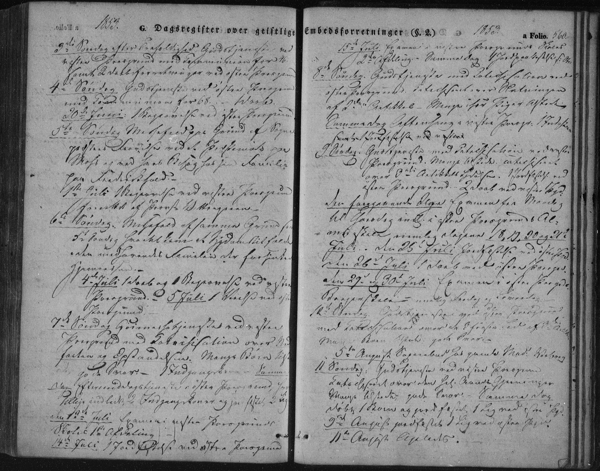 Porsgrunn kirkebøker , SAKO/A-104/F/Fa/L0006: Ministerialbok nr. 6, 1841-1857, s. 560