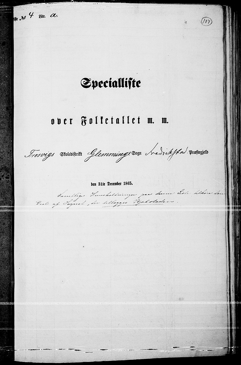 RA, Folketelling 1865 for 0132L Fredrikstad prestegjeld, Glemmen sokn, 1865, s. 103