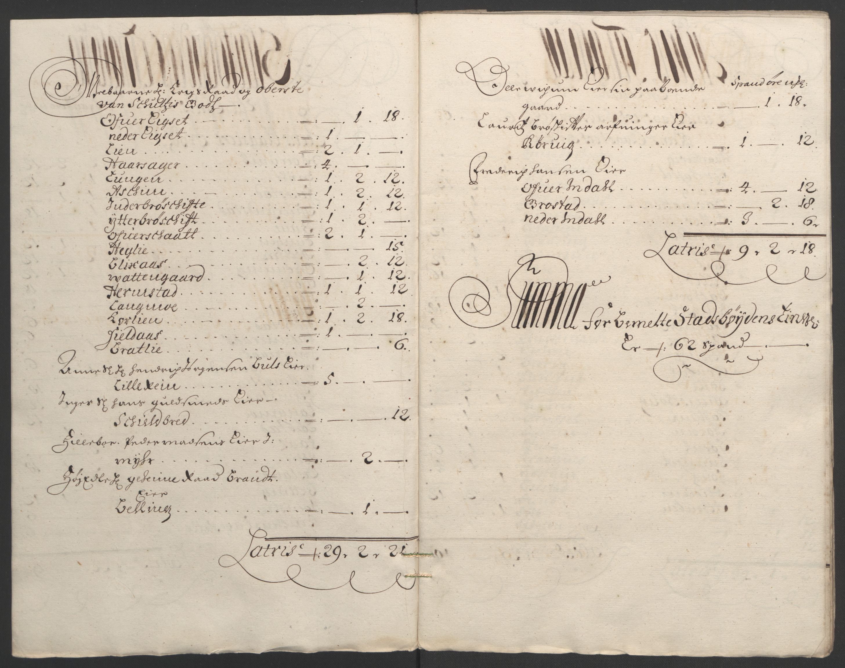 Rentekammeret inntil 1814, Reviderte regnskaper, Fogderegnskap, RA/EA-4092/R57/L3849: Fogderegnskap Fosen, 1692-1693, s. 511