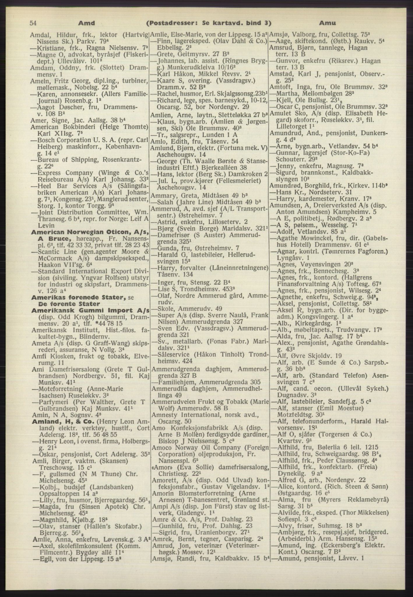 Kristiania/Oslo adressebok, PUBL/-, 1970-1971, s. 54