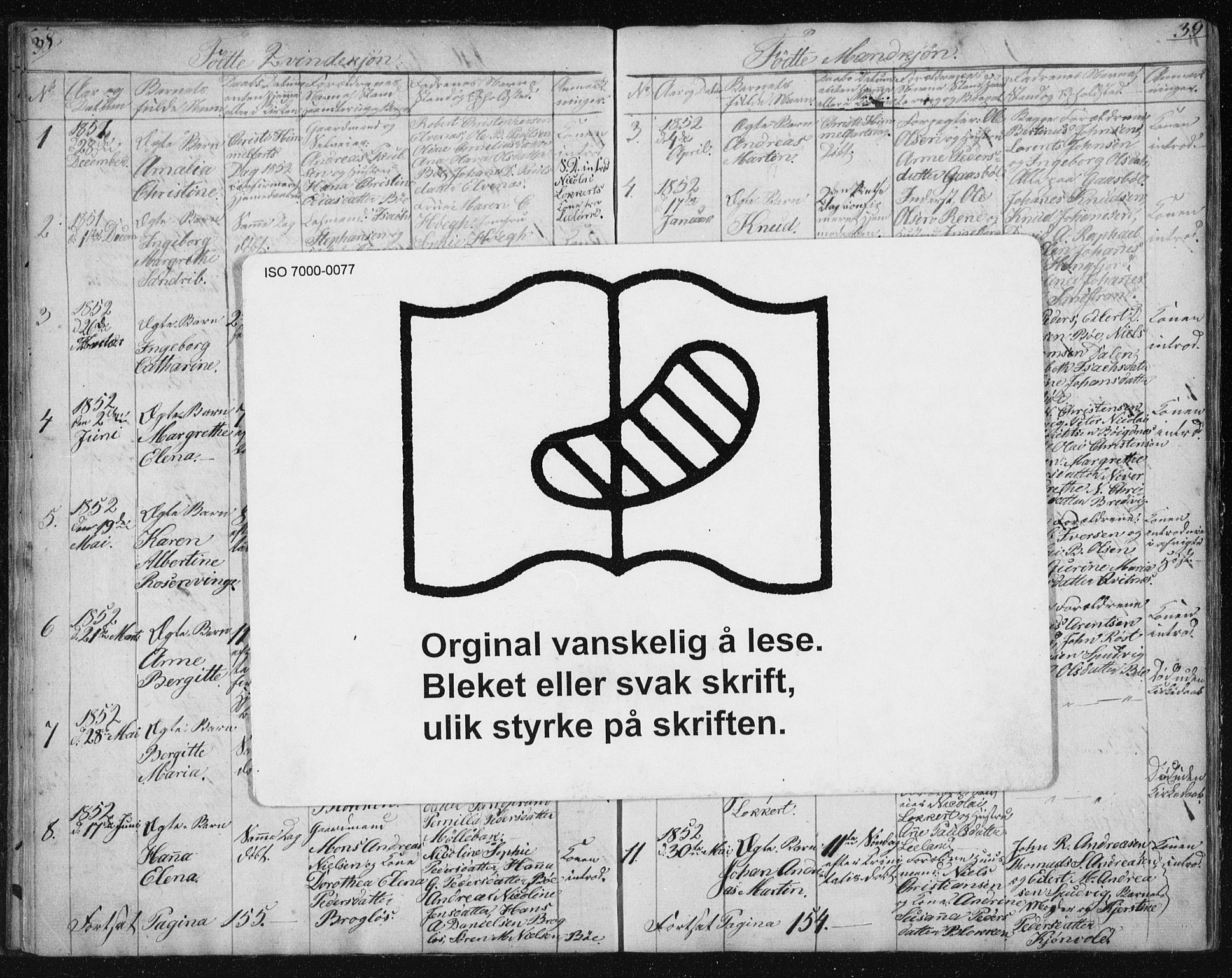 Ministerialprotokoller, klokkerbøker og fødselsregistre - Nordland, AV/SAT-A-1459/895/L1379: Klokkerbok nr. 895C01, 1842-1858, s. 38-39