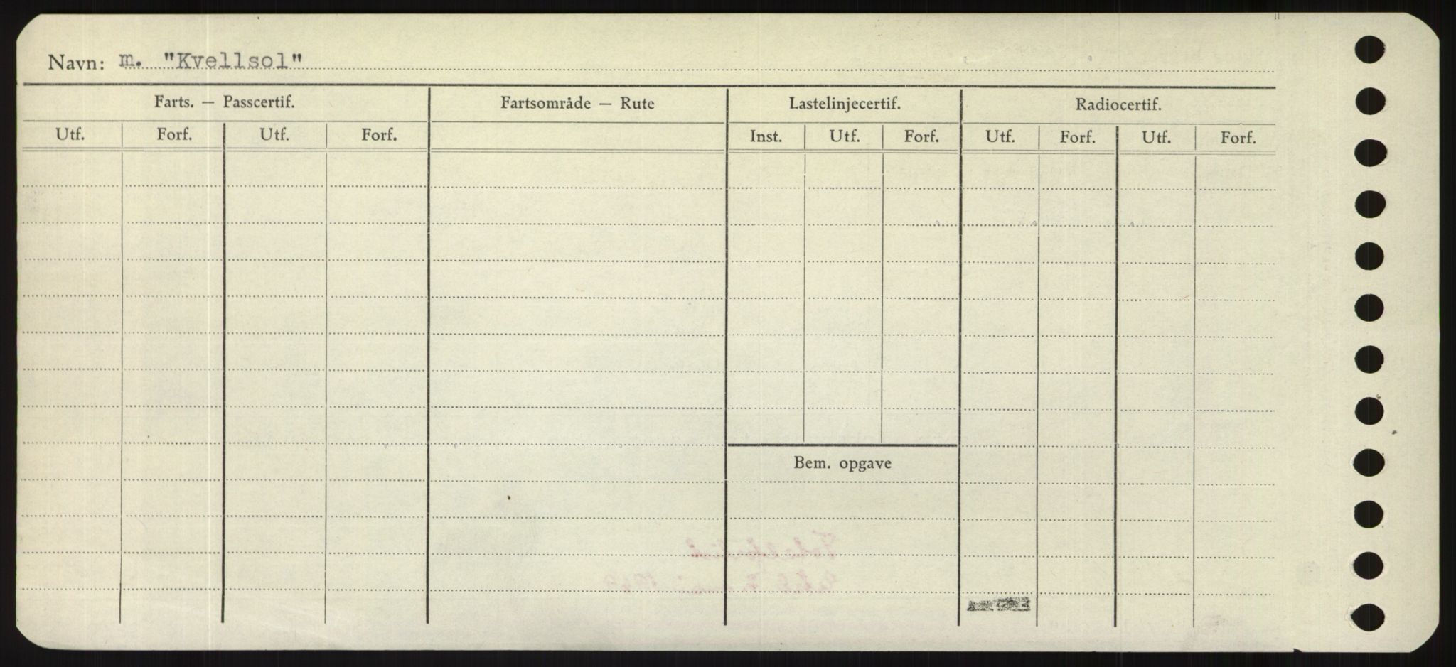 Sjøfartsdirektoratet med forløpere, Skipsmålingen, RA/S-1627/H/Hd/L0021: Fartøy, Kor-Kår, s. 304