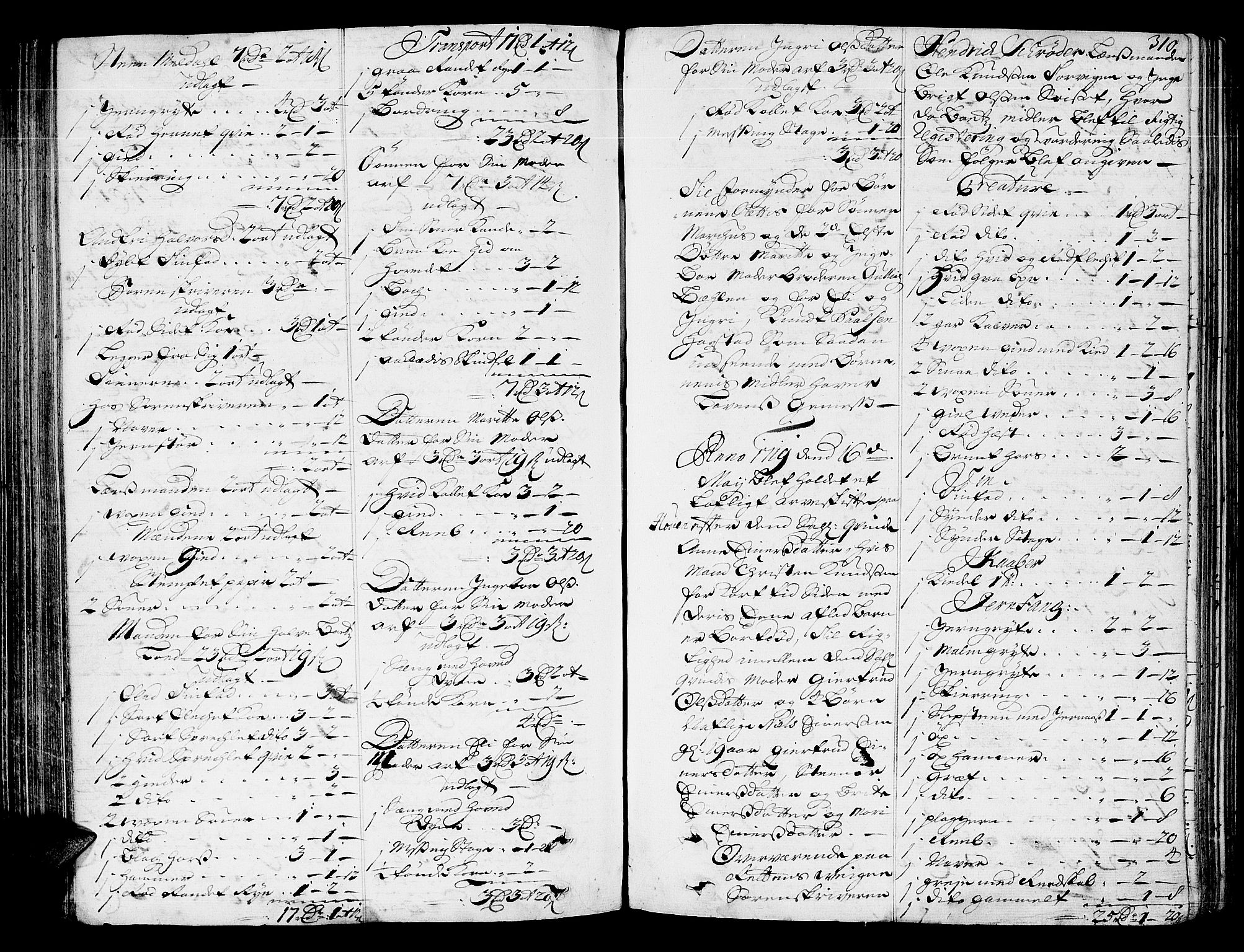 Nordmøre sorenskriveri, AV/SAT-A-4132/1/3/3A/L0005: Skifteprotokoll nr. 5, 1714-1720, s. 309b-310a