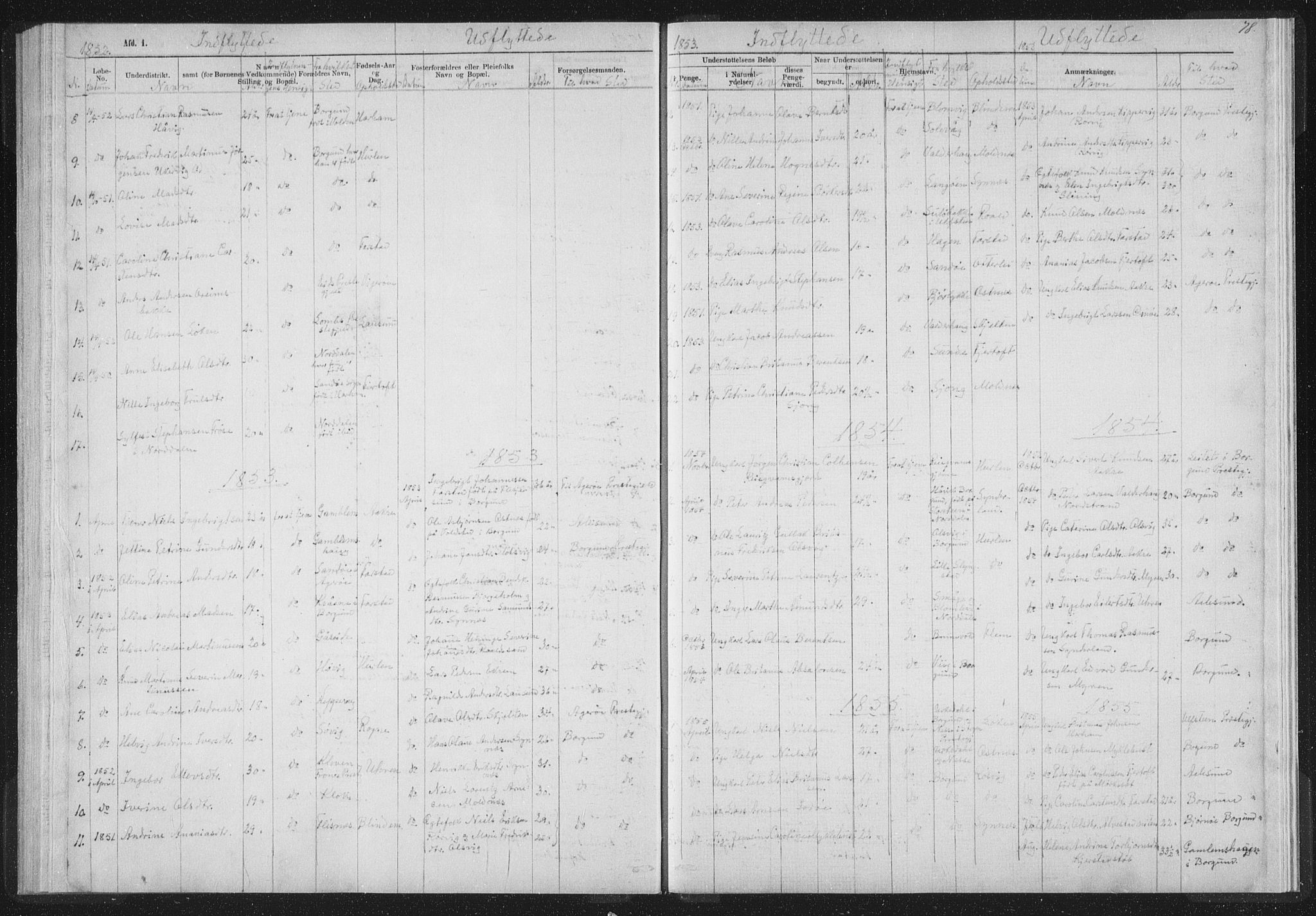 Ministerialprotokoller, klokkerbøker og fødselsregistre - Møre og Romsdal, AV/SAT-A-1454/536/L0514: Ministerialbok nr. 536D01, 1840-1875, s. 78