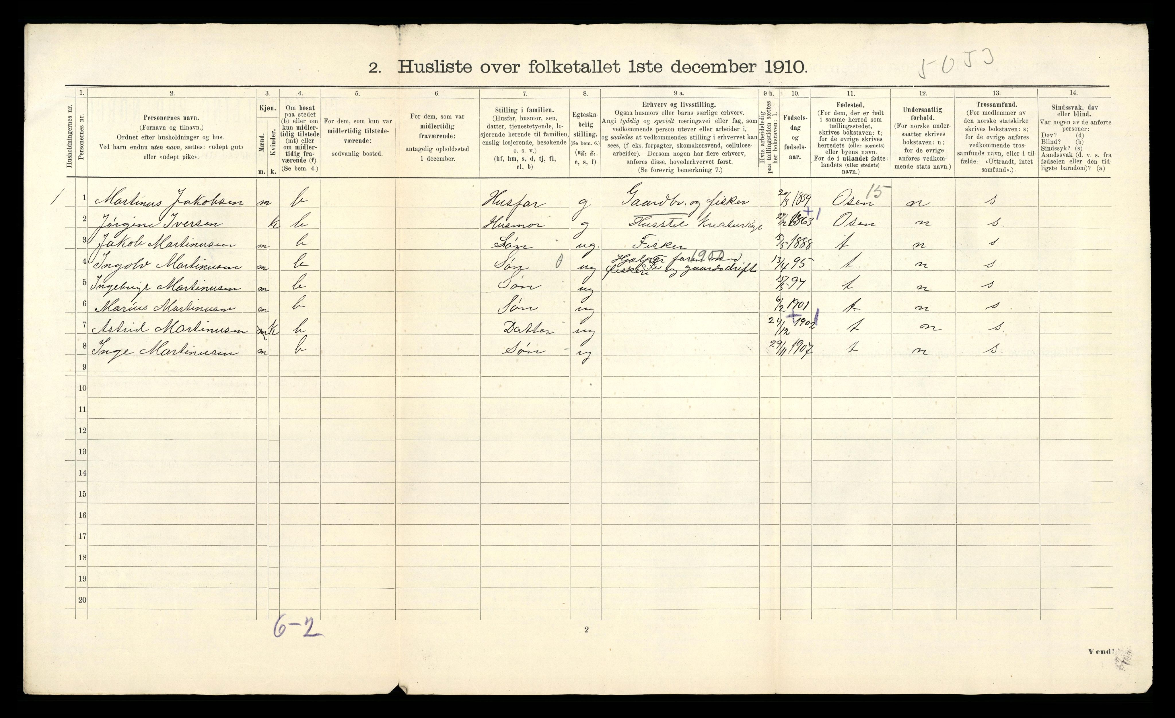 RA, Folketelling 1910 for 1632 Roan herred, 1910, s. 29