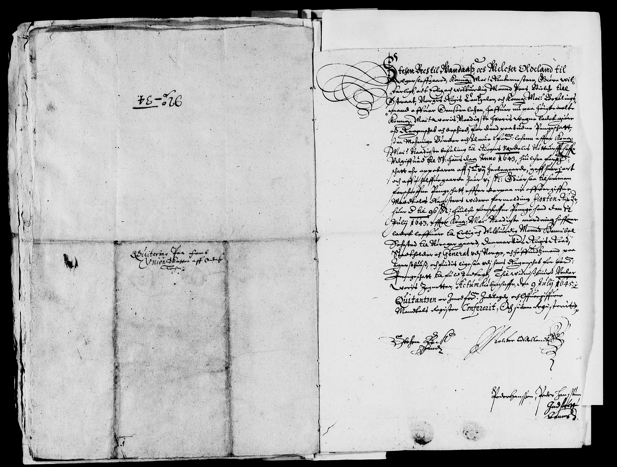 Rentekammeret inntil 1814, Reviderte regnskaper, Lensregnskaper, AV/RA-EA-5023/R/Rb/Rbe/L0003: Onsøy len, 1615-1656