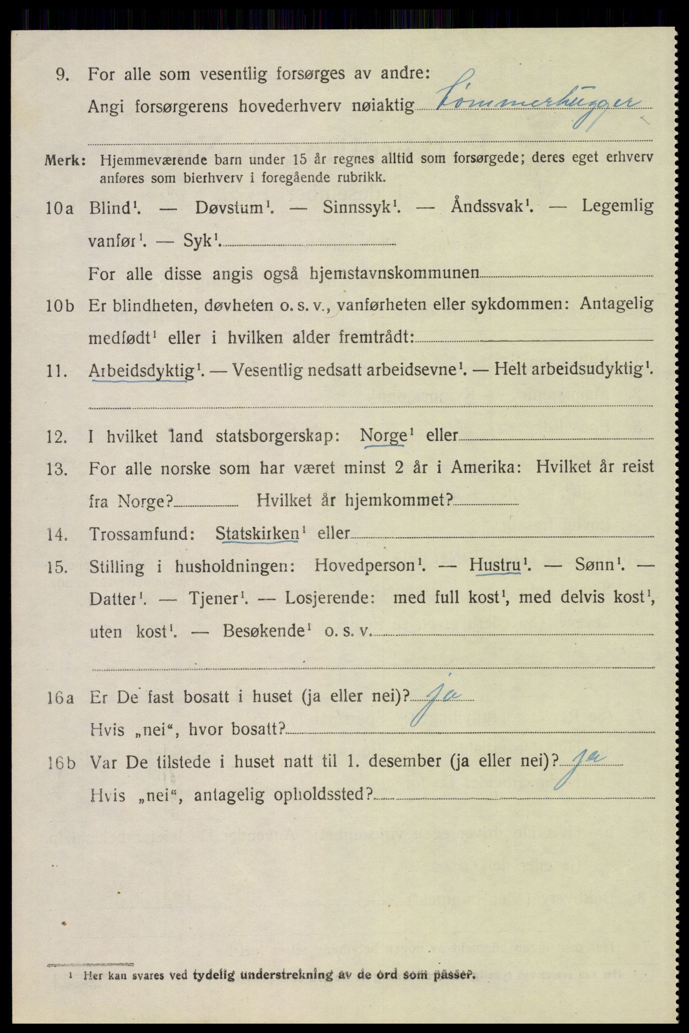 SAH, Folketelling 1920 for 0428 Trysil herred, 1920, s. 12998