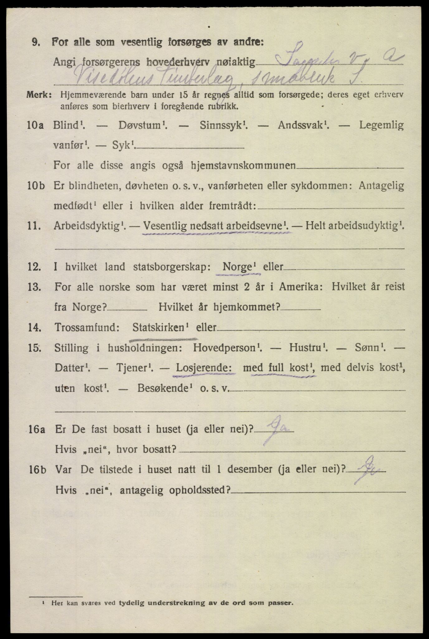 SAK, Folketelling 1920 for 0913 Søndeled herred, 1920, s. 5948