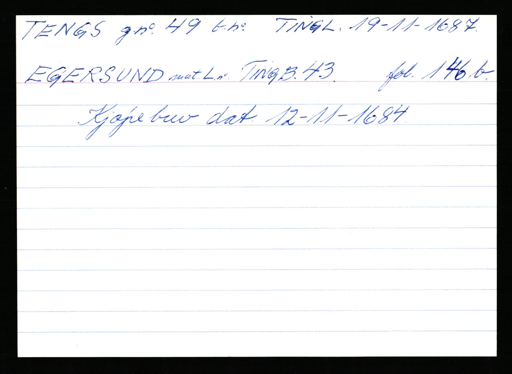 Statsarkivet i Stavanger, AV/SAST-A-101971/03/Y/Ym/L0060: Åstedskort sortert etter gårdsnavn: Tengesdal - Tjørn, 1600-1950, s. 29