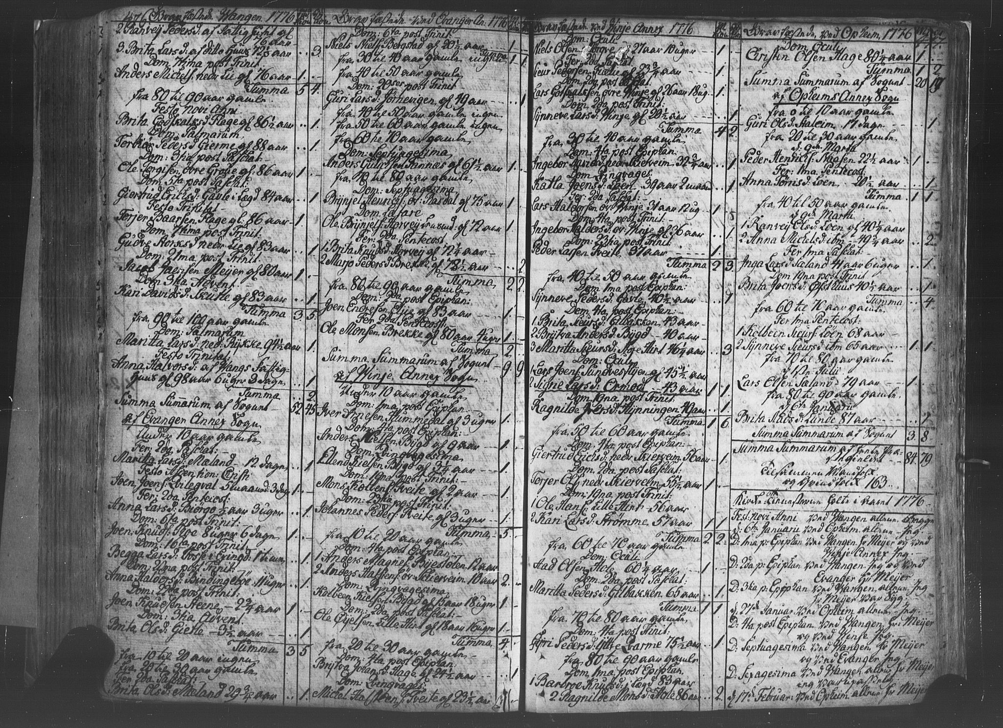 Voss sokneprestembete, SAB/A-79001/H/Haa: Ministerialbok nr. A 8, 1752-1780, s. 476-477