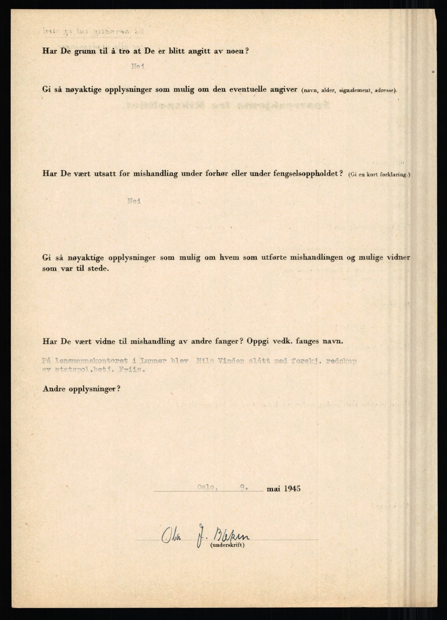 Rikspolitisjefen, AV/RA-S-1560/L/L0002: Berg, Alf - Bråthen, Thorleif, 1940-1945, s. 640