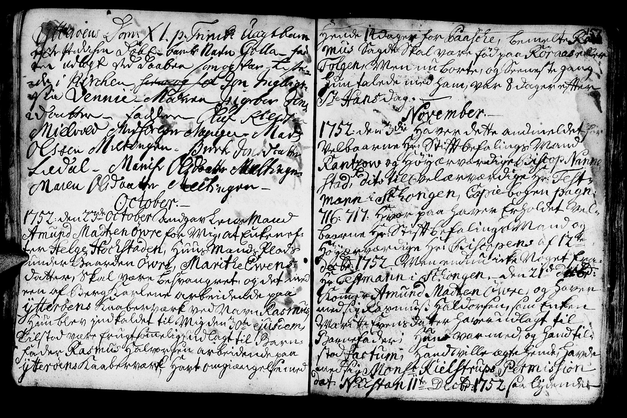 Ministerialprotokoller, klokkerbøker og fødselsregistre - Nord-Trøndelag, AV/SAT-A-1458/722/L0215: Ministerialbok nr. 722A02, 1718-1755, s. 157