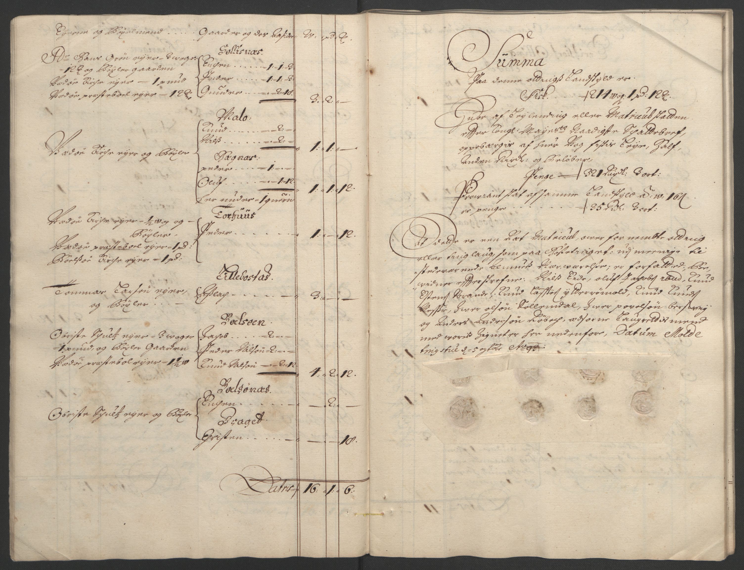Rentekammeret inntil 1814, Reviderte regnskaper, Fogderegnskap, RA/EA-4092/R55/L3651: Fogderegnskap Romsdal, 1693-1694, s. 18