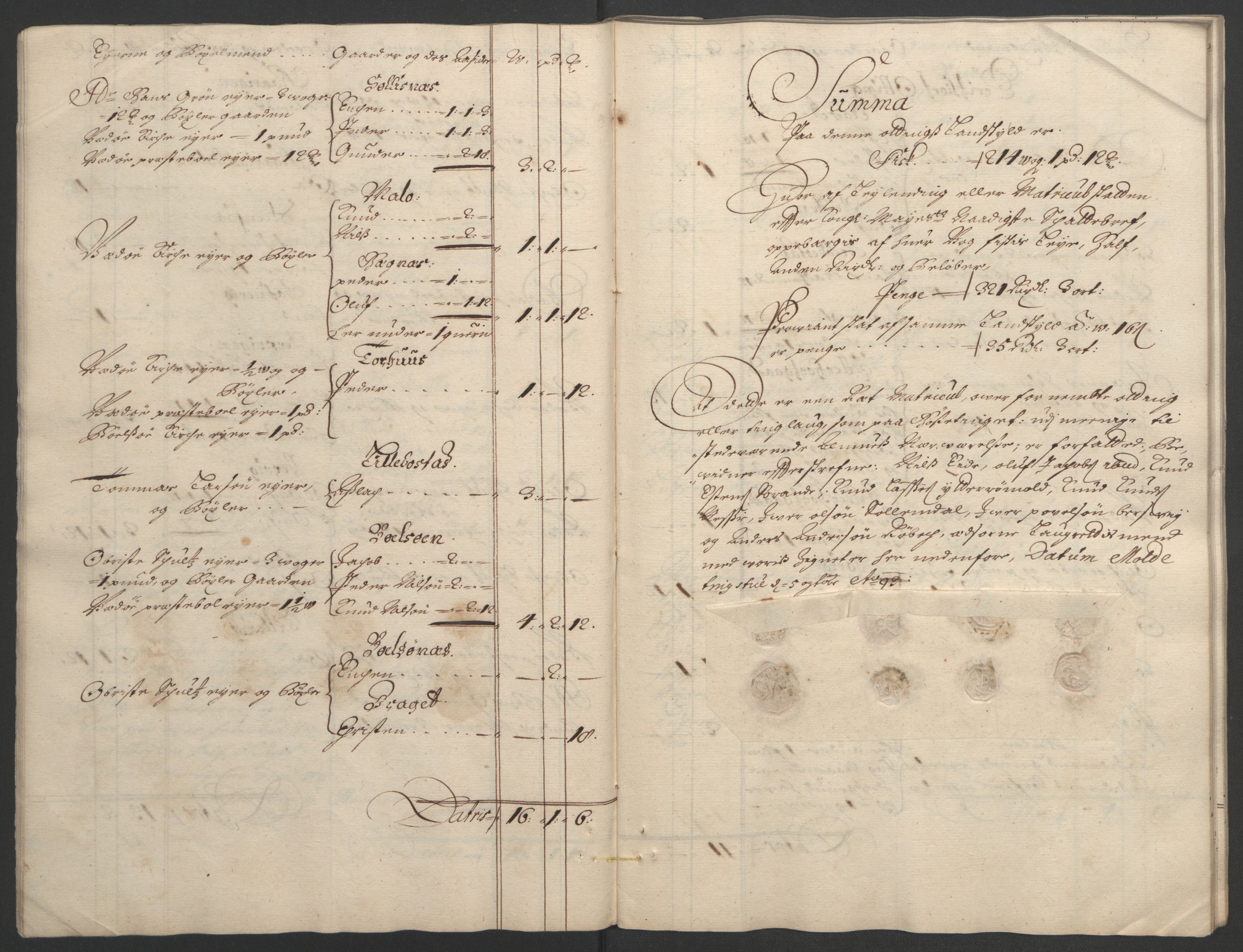 Rentekammeret inntil 1814, Reviderte regnskaper, Fogderegnskap, AV/RA-EA-4092/R55/L3651: Fogderegnskap Romsdal, 1693-1694, s. 18