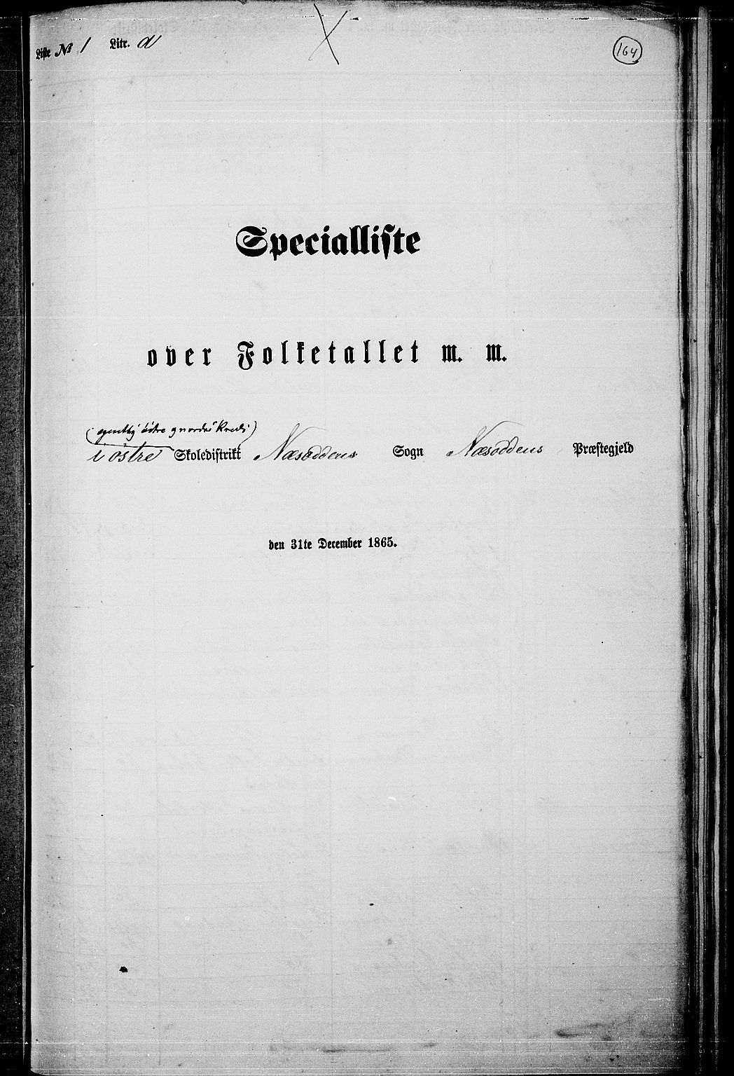 RA, Folketelling 1865 for 0216P Nesodden prestegjeld, 1865, s. 6