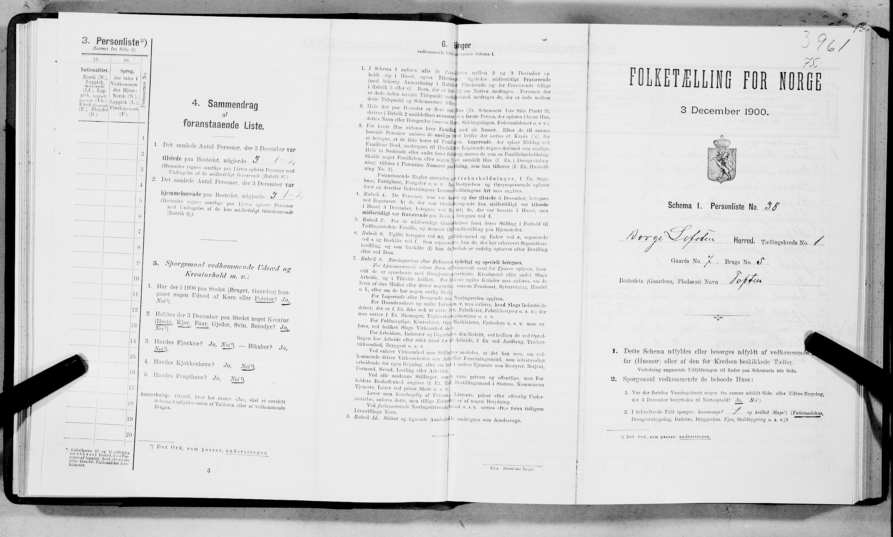SAT, Folketelling 1900 for 1862 Borge herred, 1900, s. 104