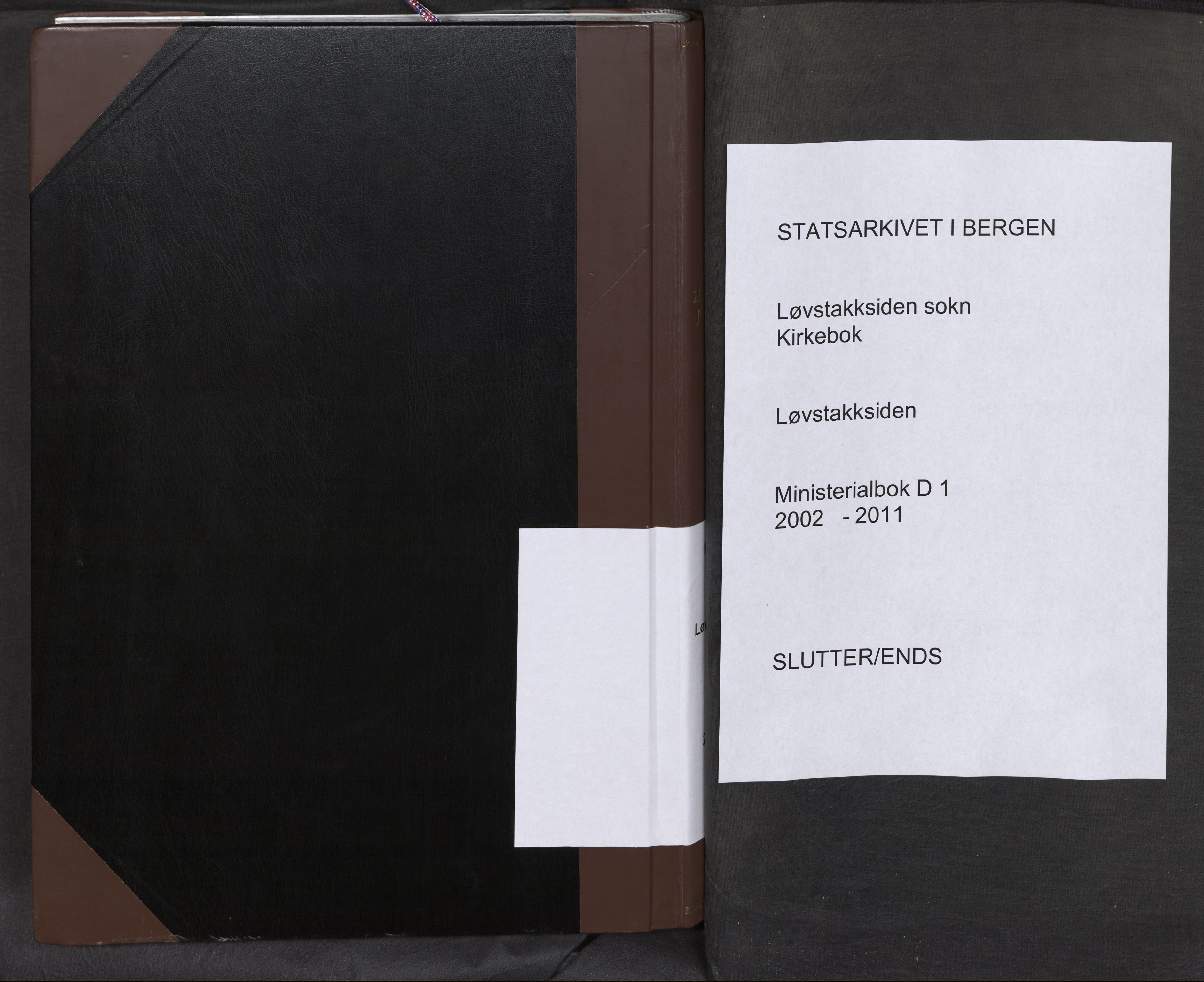 Løvstakksiden sokneprestembete, SAB/A-100249/H/Haa/Haad/L0001: Ministerialbok nr. D 1, 2002-2011