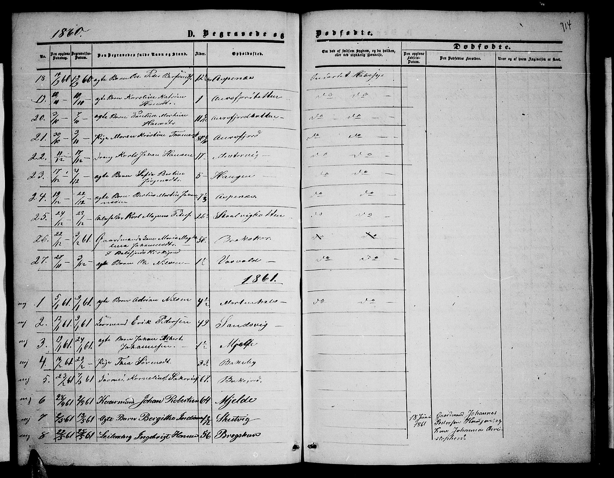 Balsfjord sokneprestembete, AV/SATØ-S-1303/G/Ga/L0001klokker: Klokkerbok nr. 1, 1856-1869, s. 114