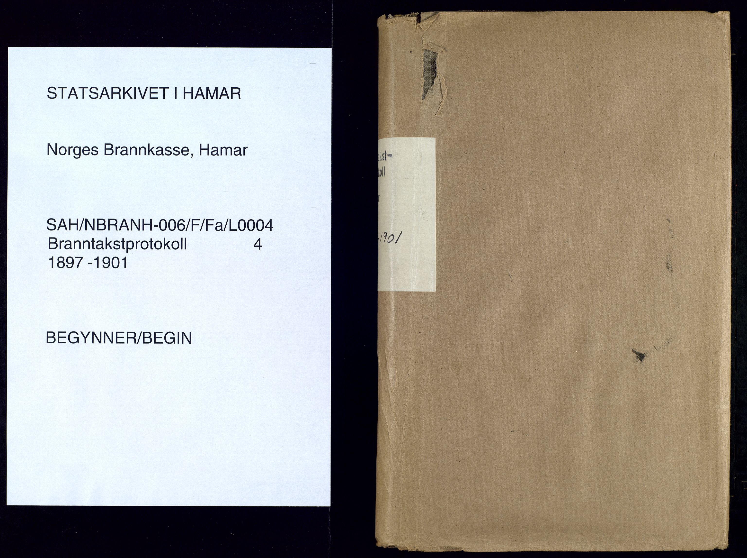 Norges Brannkasse, Hamar, AV/SAH-NBRANH-006/F/Fa/L0004: Branntakstprotokoll, 1897-1901