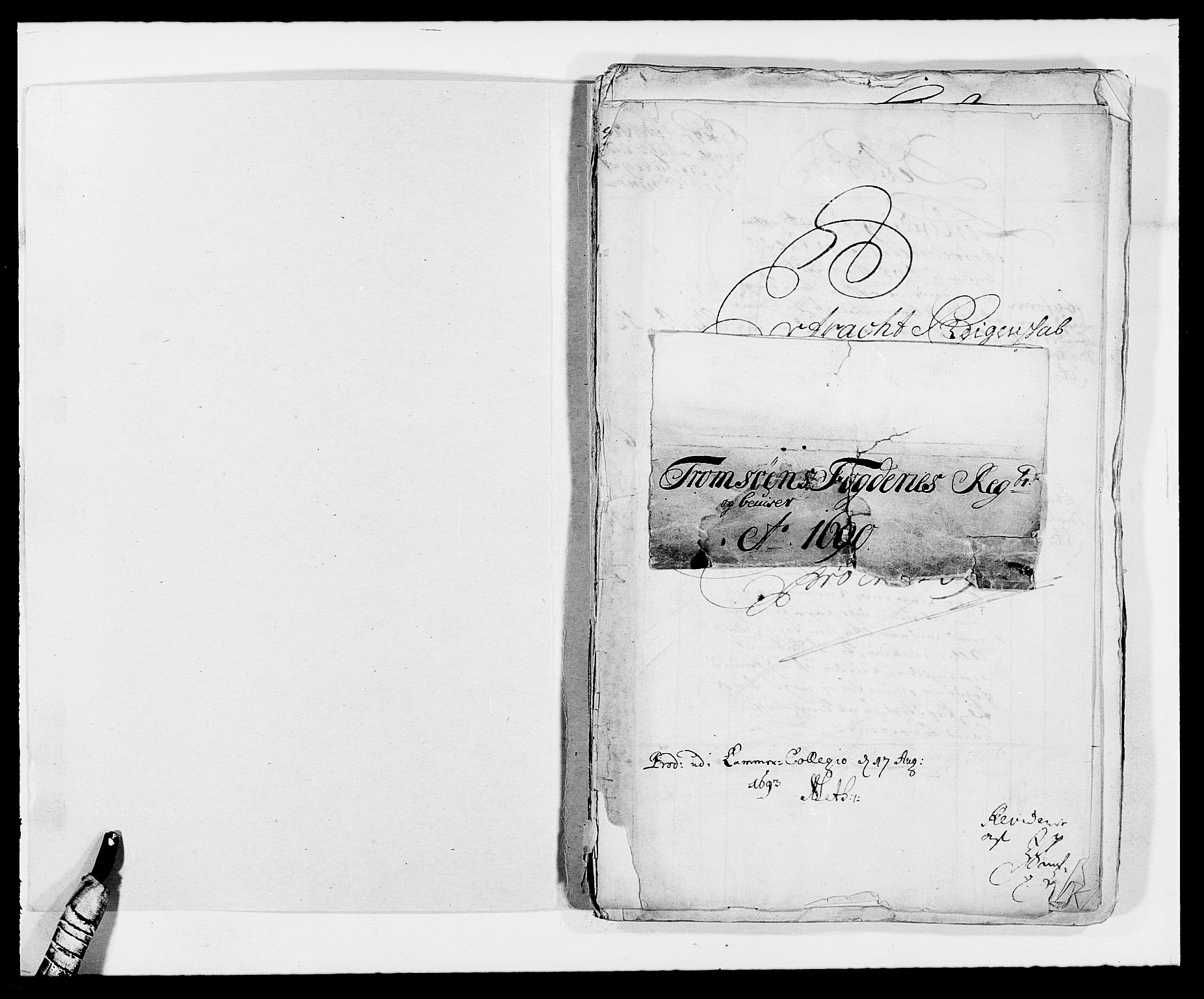 Rentekammeret inntil 1814, Reviderte regnskaper, Fogderegnskap, AV/RA-EA-4092/R68/L4751: Fogderegnskap Senja og Troms, 1690-1693, s. 2