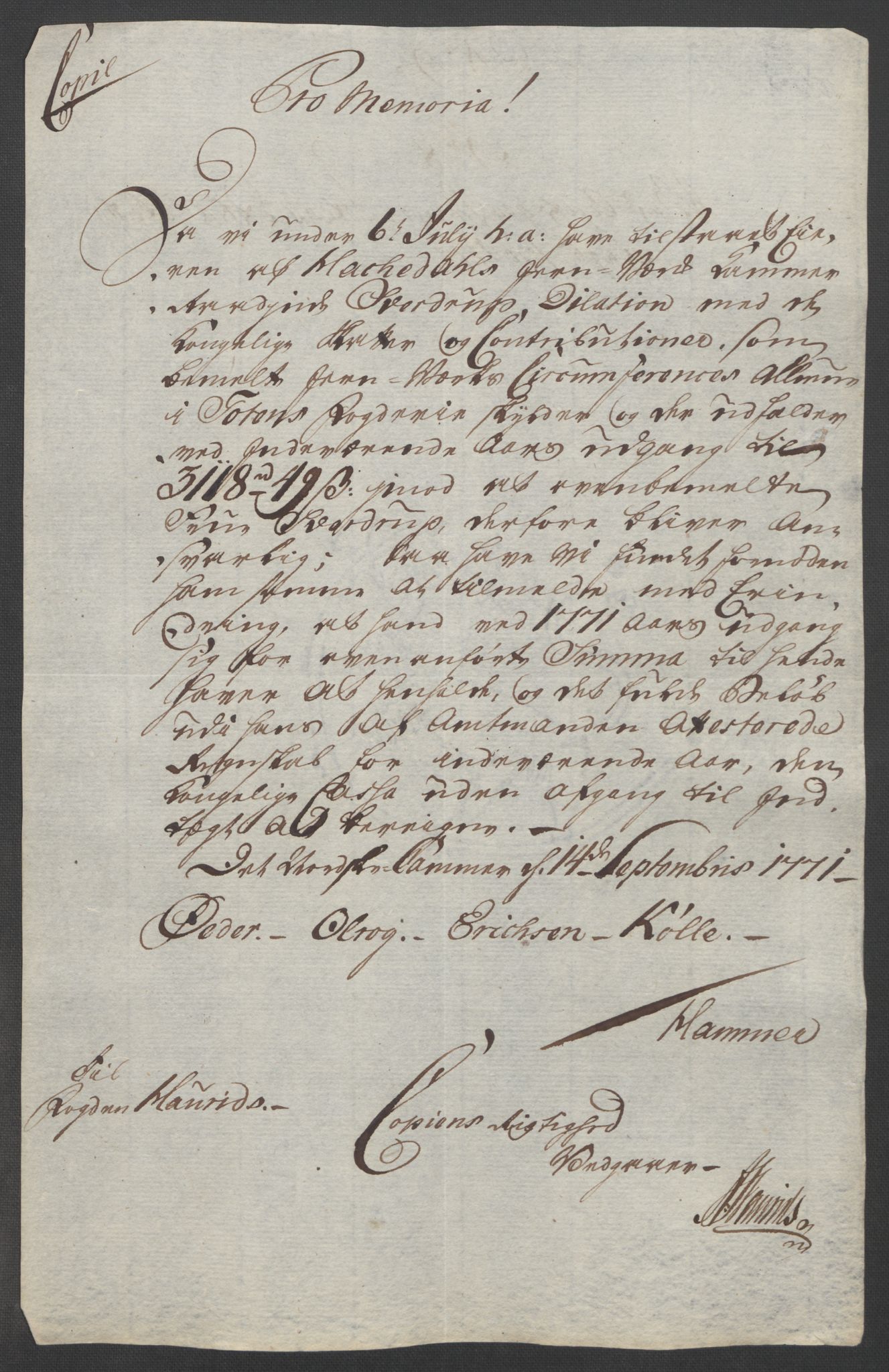 Rentekammeret inntil 1814, Reviderte regnskaper, Fogderegnskap, AV/RA-EA-4092/R19/L1399: Fogderegnskap Toten, Hadeland og Vardal, 1762-1783, s. 288