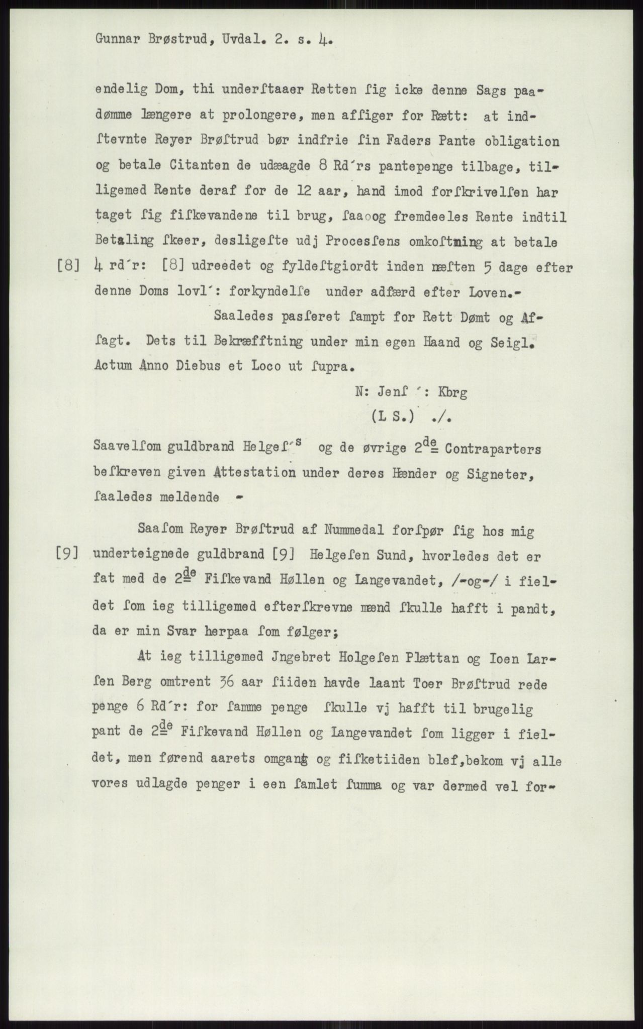 Samlinger til kildeutgivelse, Diplomavskriftsamlingen, AV/RA-EA-4053/H/Ha, s. 1614