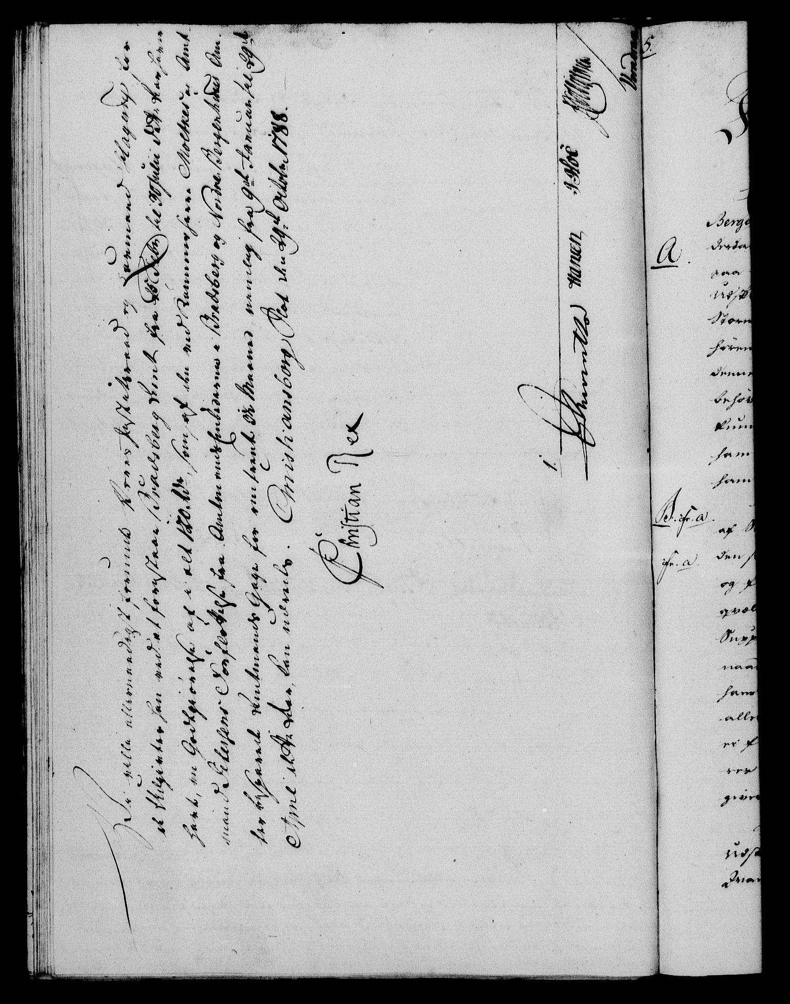 Rentekammeret, Kammerkanselliet, RA/EA-3111/G/Gf/Gfa/L0070: Norsk relasjons- og resolusjonsprotokoll (merket RK 52.70), 1788, s. 546