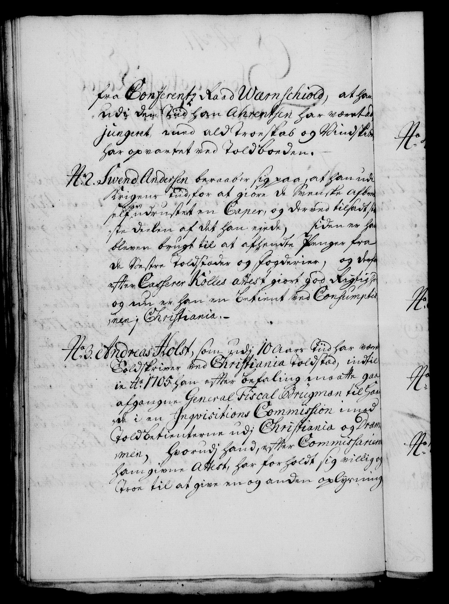 Rentekammeret, Kammerkanselliet, RA/EA-3111/G/Gf/Gfa/L0015: Norsk relasjons- og resolusjonsprotokoll (merket RK 52.15), 1732, s. 261