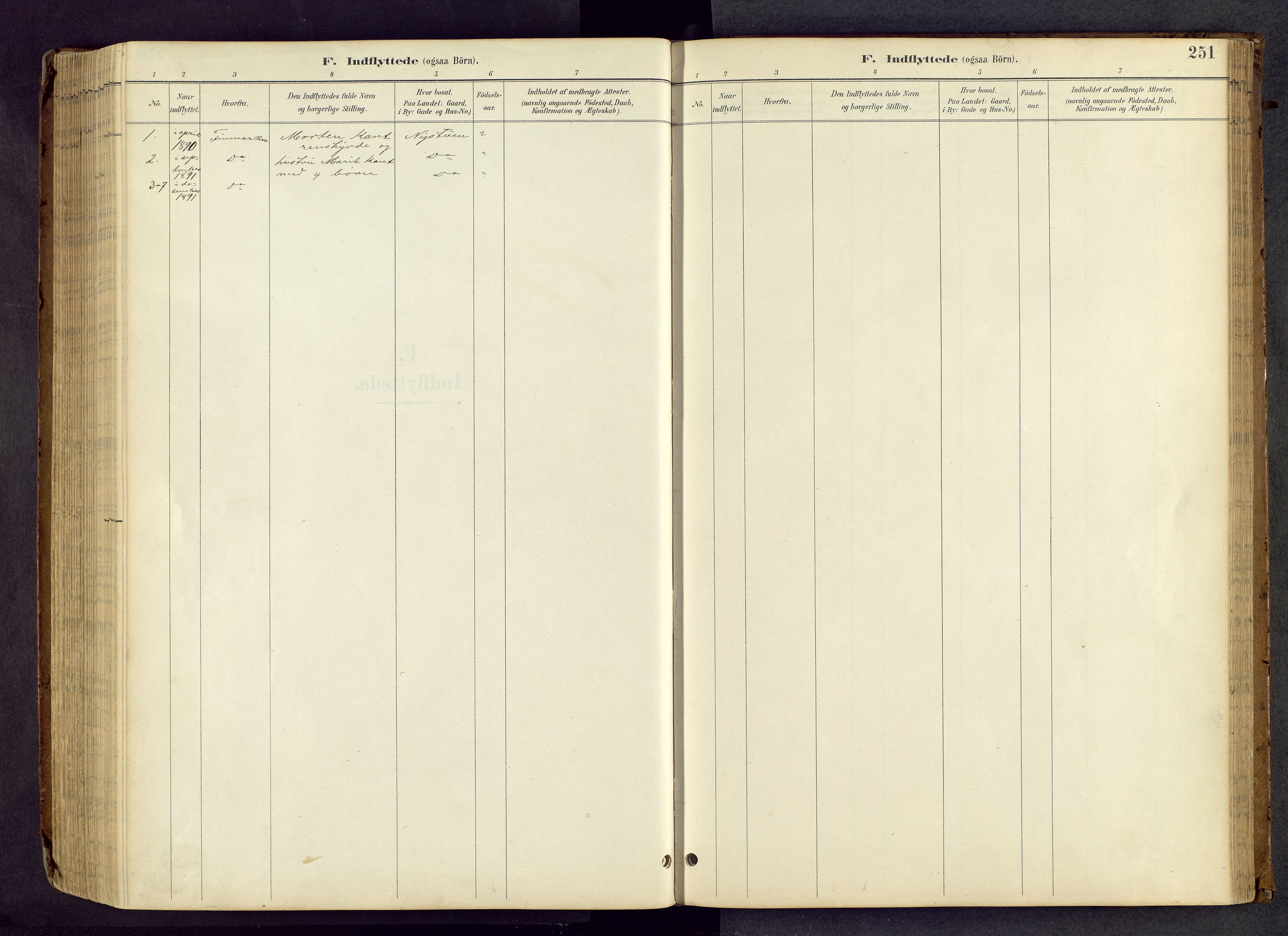 Vang prestekontor, Valdres, AV/SAH-PREST-140/H/Hb/L0005: Klokkerbok nr. 5, 1889-1945, s. 251