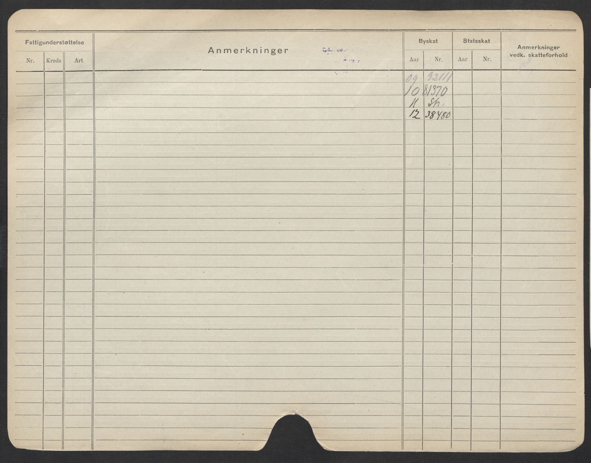 Oslo folkeregister, Registerkort, SAO/A-11715/F/Fa/Fac/L0008: Menn, 1906-1914, s. 277b