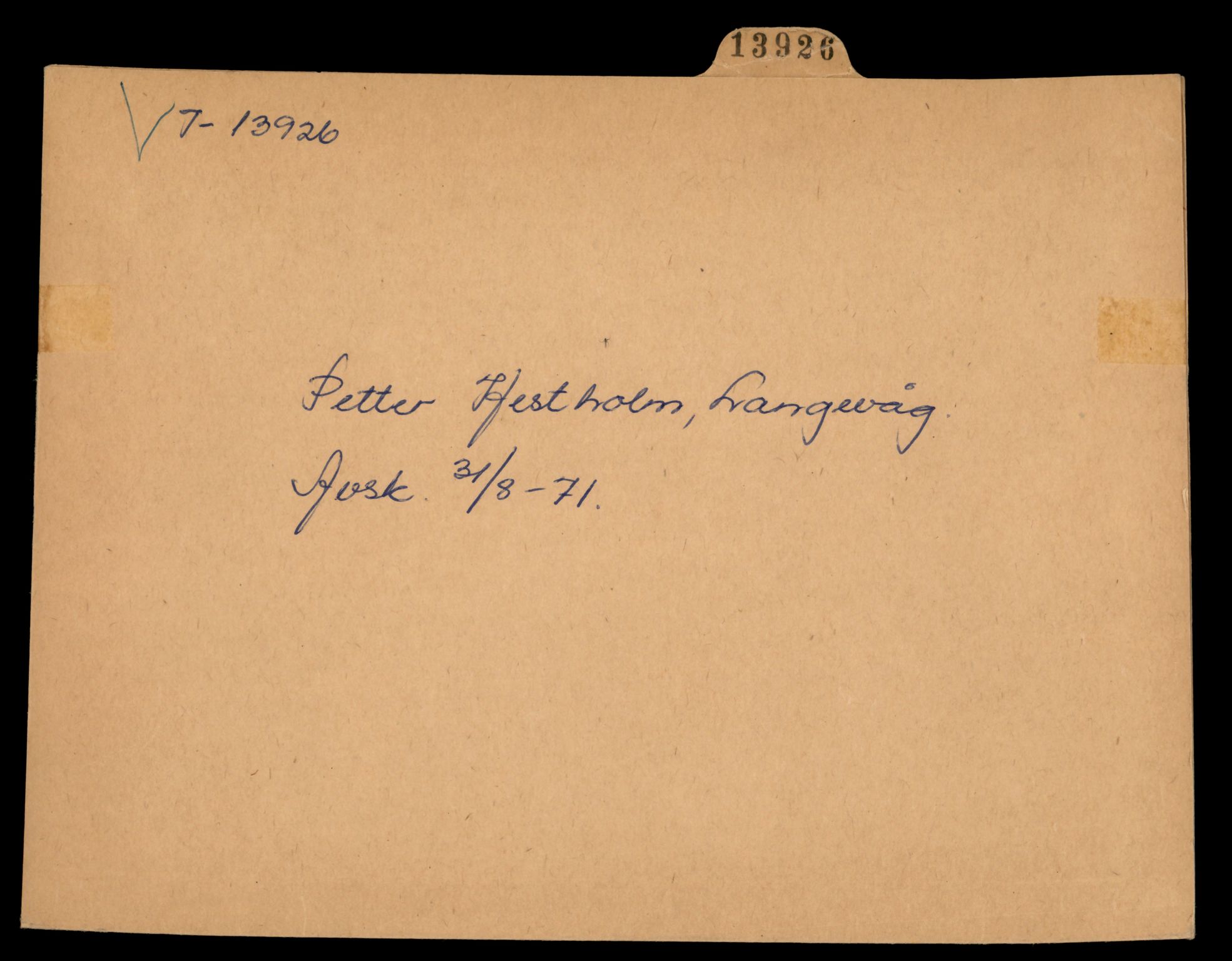 Møre og Romsdal vegkontor - Ålesund trafikkstasjon, AV/SAT-A-4099/F/Fe/L0042: Registreringskort for kjøretøy T 13906 - T 14079, 1927-1998, s. 304
