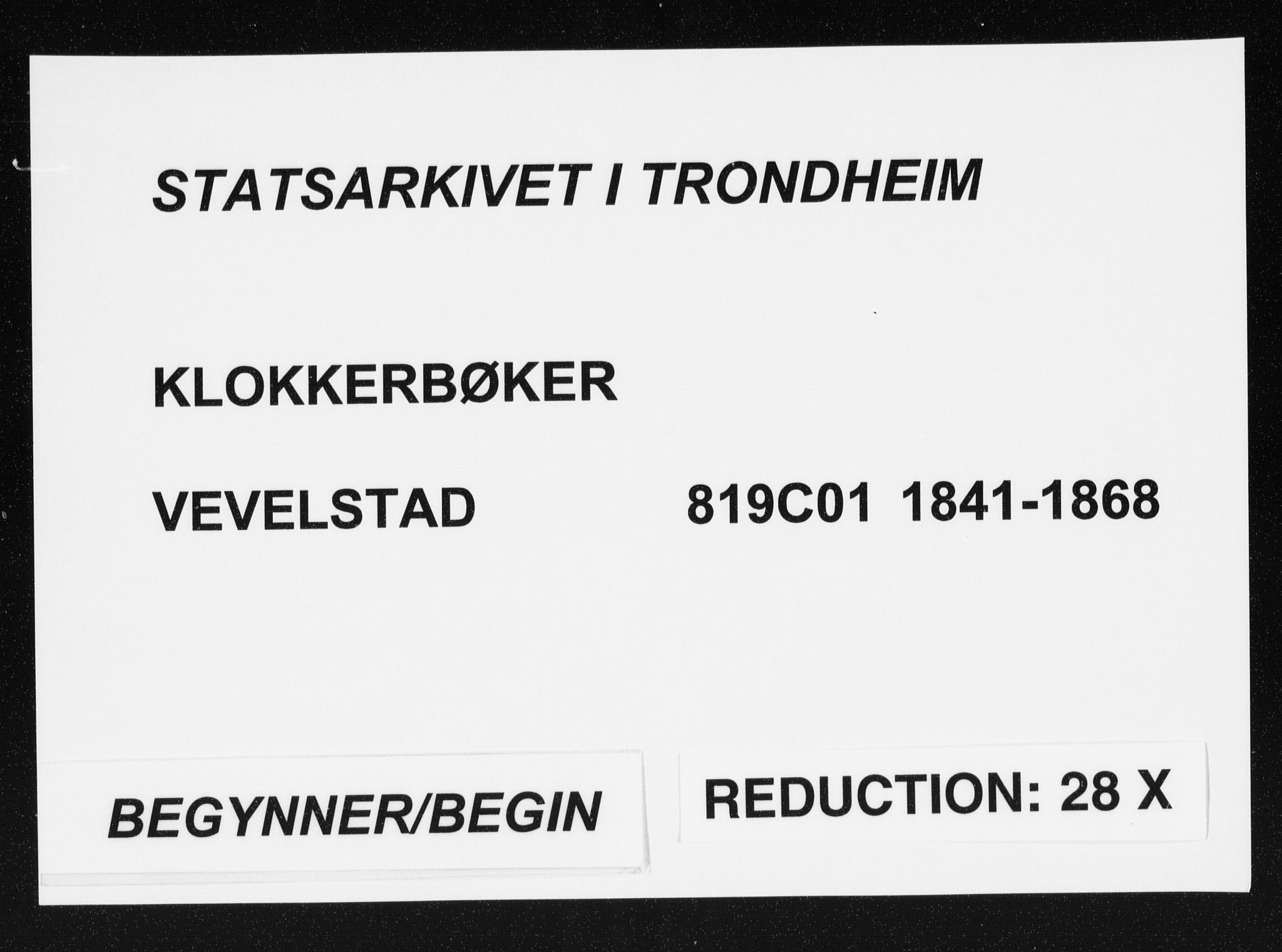 Ministerialprotokoller, klokkerbøker og fødselsregistre - Nordland, AV/SAT-A-1459/819/L0275: Klokkerbok nr. 819C01, 1841-1868