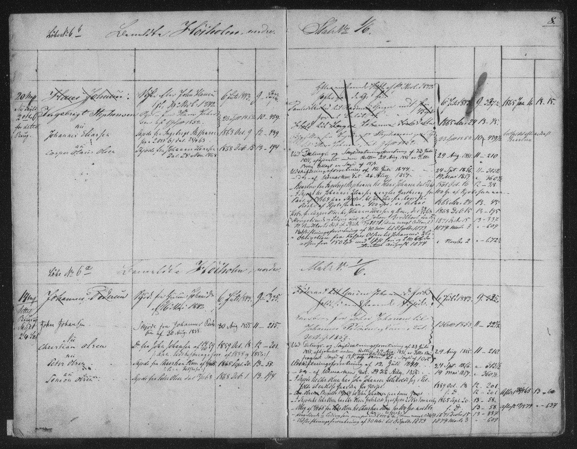 Søndre Helgeland sorenskriveri, AV/SAT-A-4575/1/2/2A/2Aa/L0009: Panteregister nr. 9, 1794-1874, s. 8