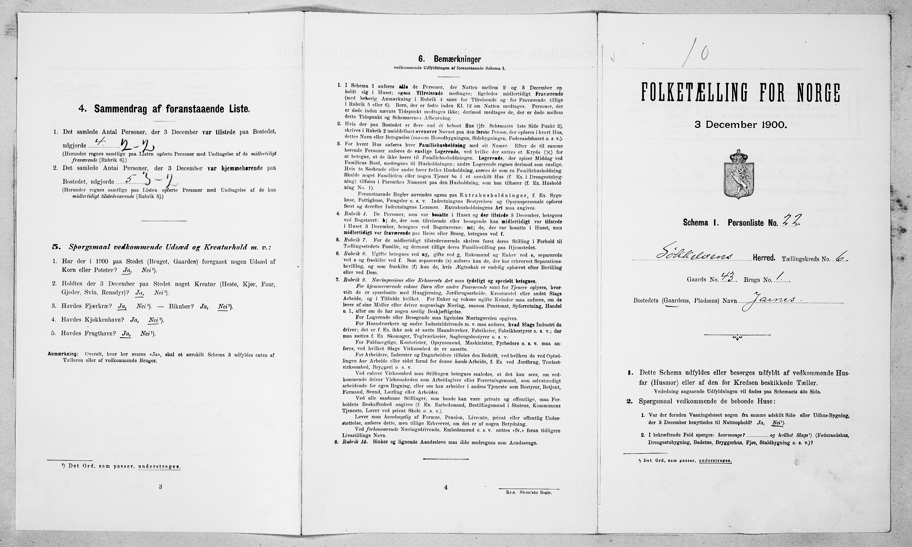 SAT, Folketelling 1900 for 1528 Sykkylven herred, 1900, s. 673