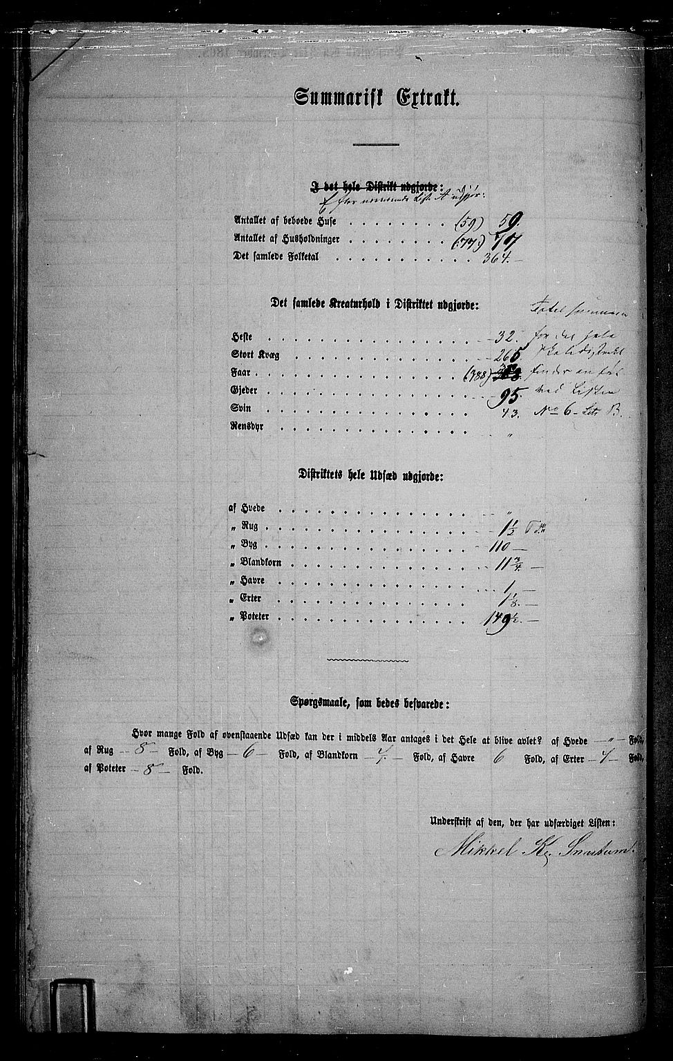 RA, Folketelling 1865 for 0542P Nord-Aurdal prestegjeld, 1865, s. 121