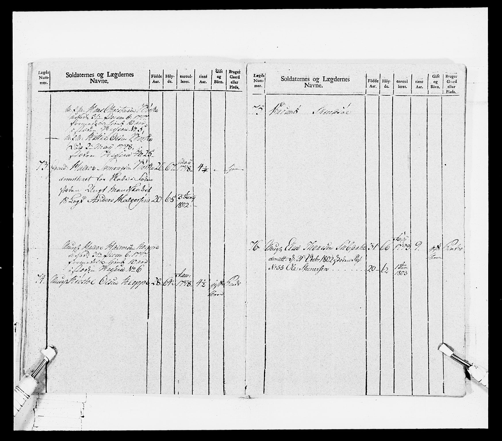 Generalitets- og kommissariatskollegiet, Det kongelige norske kommissariatskollegium, AV/RA-EA-5420/E/Eh/L0114: Telemarkske nasjonale infanteriregiment, 1789-1802, s. 390