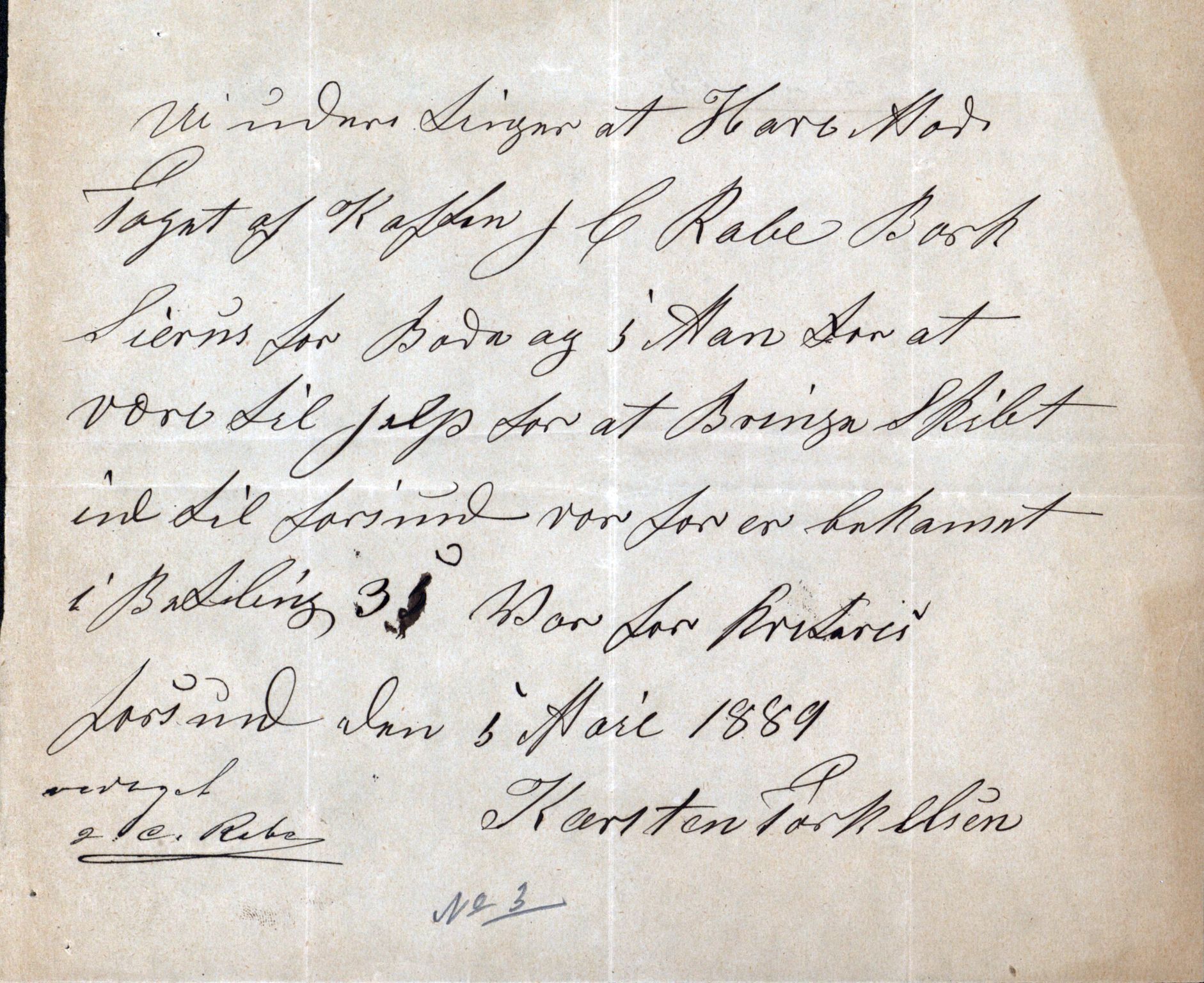 Pa 63 - Østlandske skibsassuranceforening, VEMU/A-1079/G/Ga/L0024/0002: Havaridokumenter / Terpsichore, Roecliff, Rolfsøen, Skjold, Sirius, 1889, s. 195