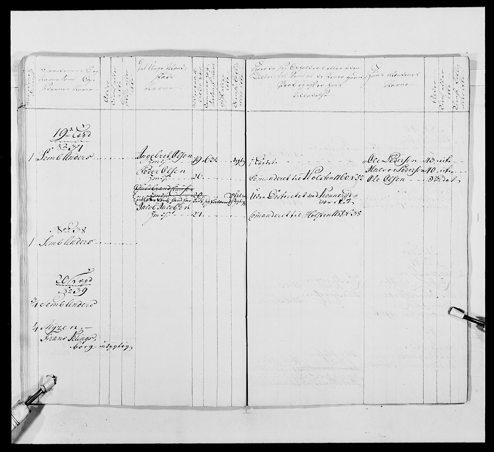 Kommanderende general (KG I) med Det norske krigsdirektorium, AV/RA-EA-5419/E/Ea/L0488: 1. Akershusiske regiment, 1765, s. 78