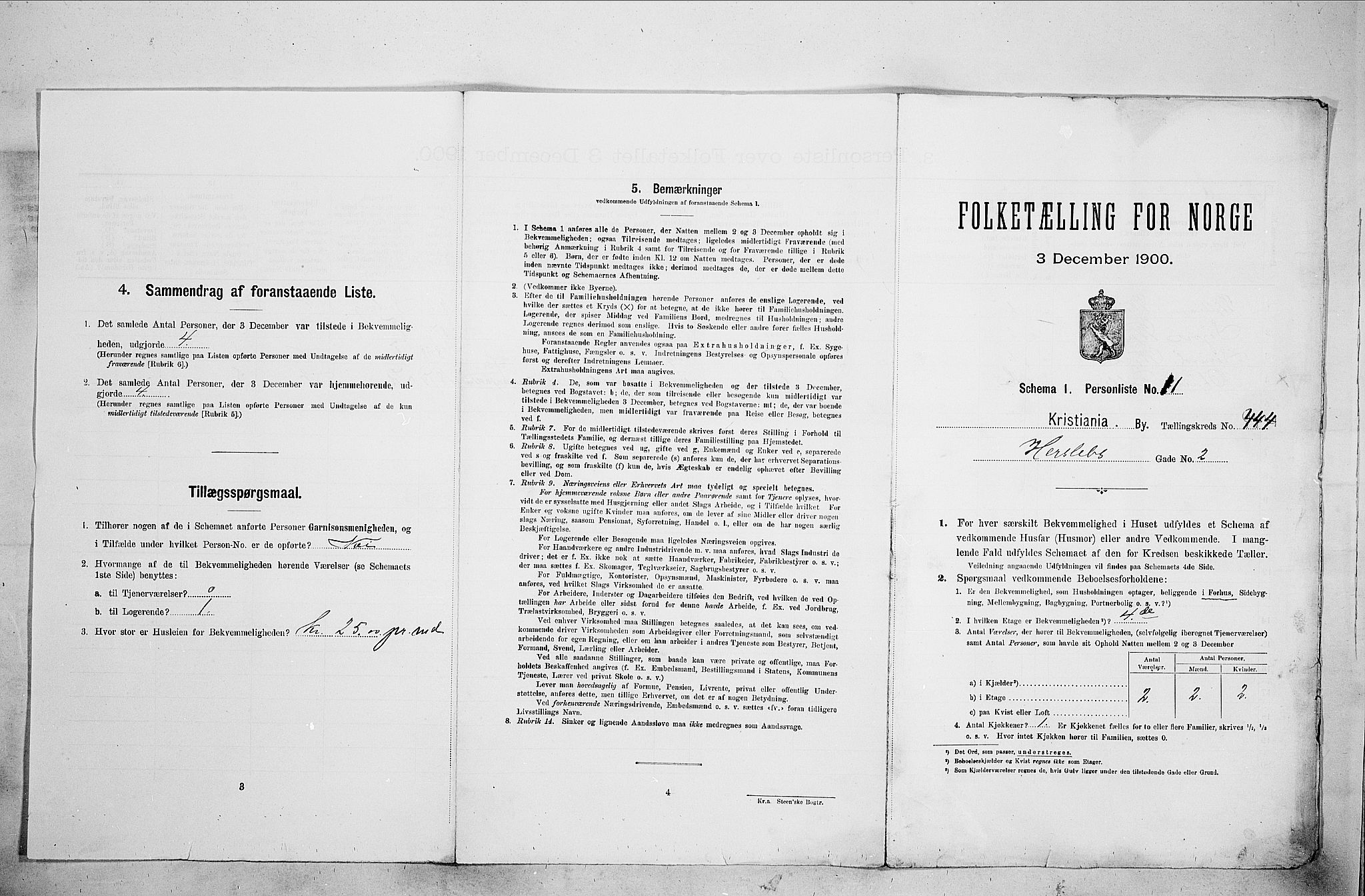 SAO, Folketelling 1900 for 0301 Kristiania kjøpstad, 1900, s. 36798