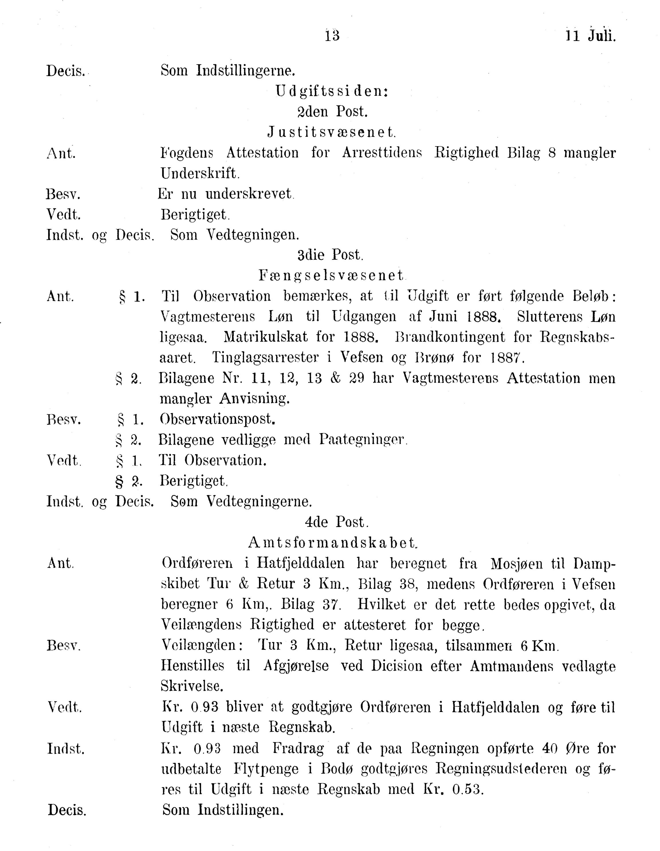 Nordland Fylkeskommune. Fylkestinget, AIN/NFK-17/176/A/Ac/L0015: Fylkestingsforhandlinger 1886-1890, 1886-1890