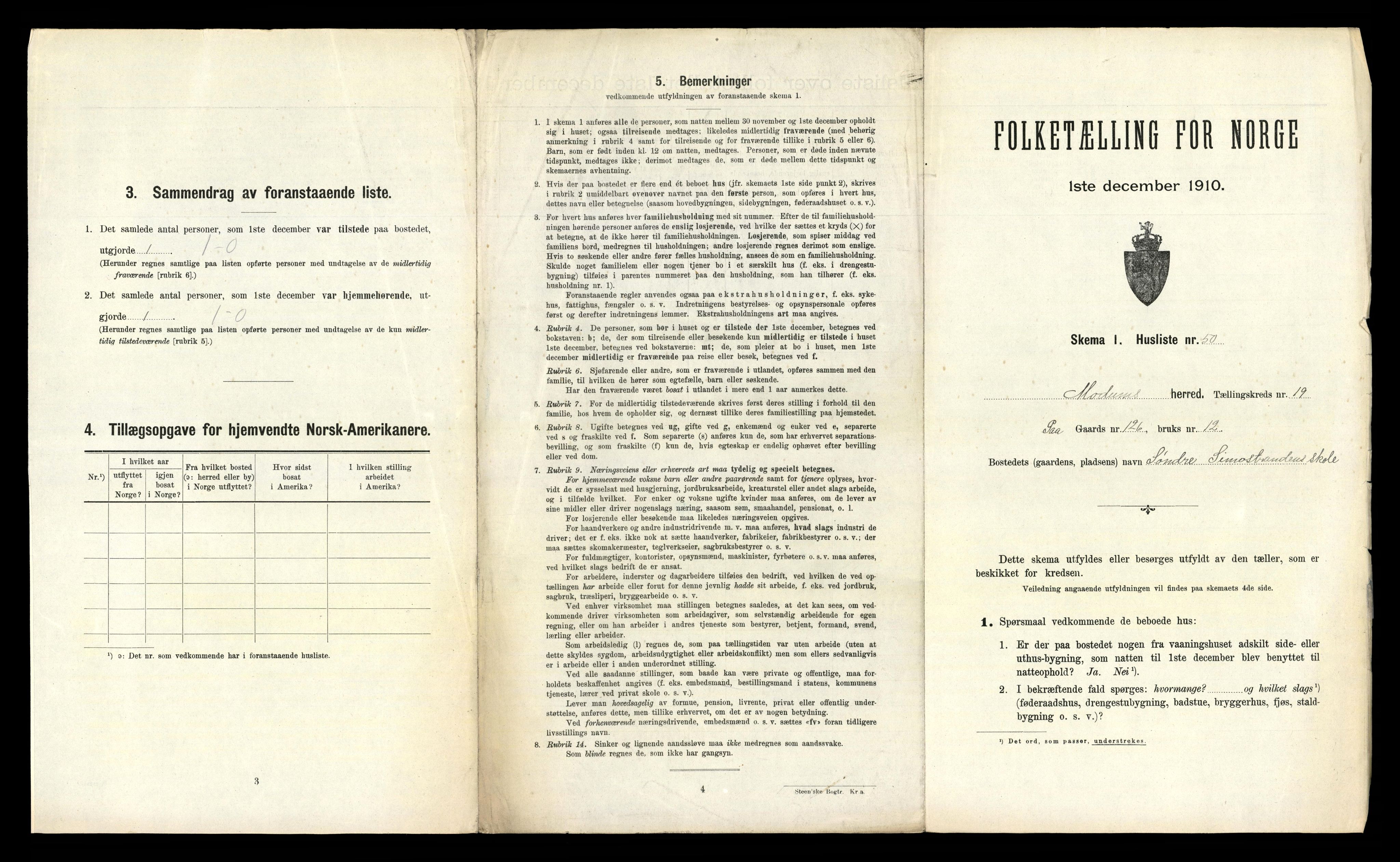 RA, Folketelling 1910 for 0623 Modum herred, 1910, s. 3204