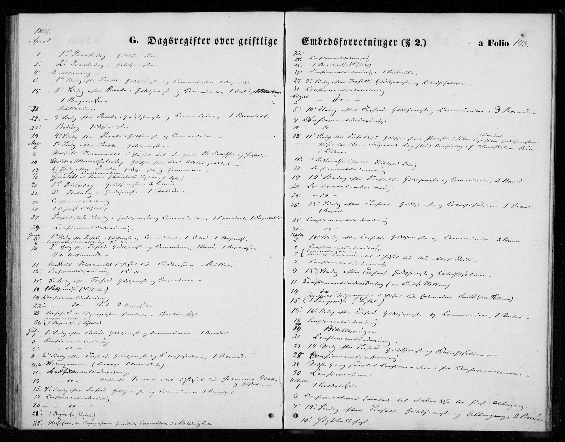 Ministerialprotokoller, klokkerbøker og fødselsregistre - Nord-Trøndelag, SAT/A-1458/720/L0186: Ministerialbok nr. 720A03, 1864-1874, s. 143