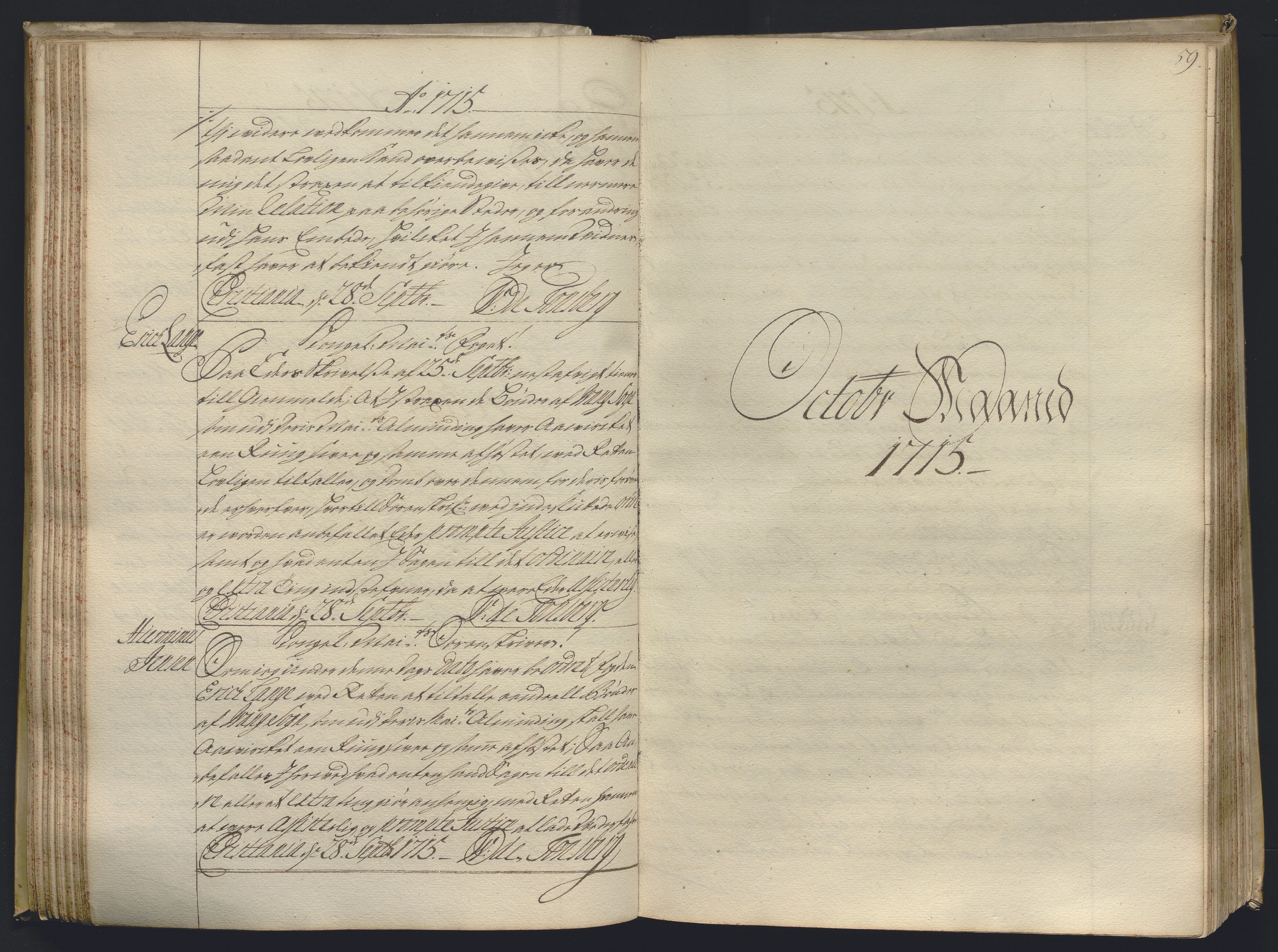 Kristiania stiftamt, AV/SAO-A-10386/B/Ba/L0004: Kopibok, 1715-1717, s. 58b-59a